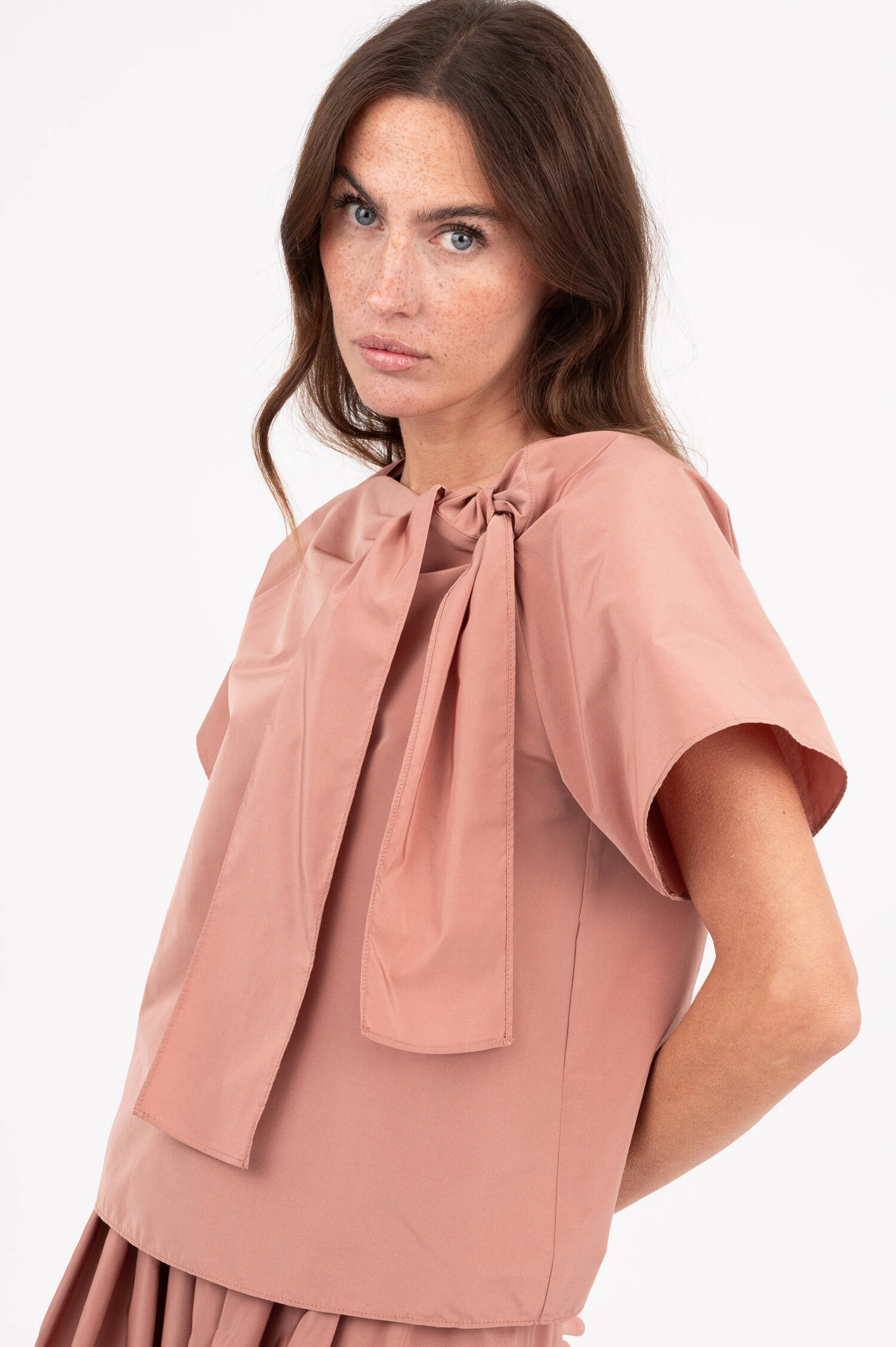 Blusenshirt RECENTE in Terracotta