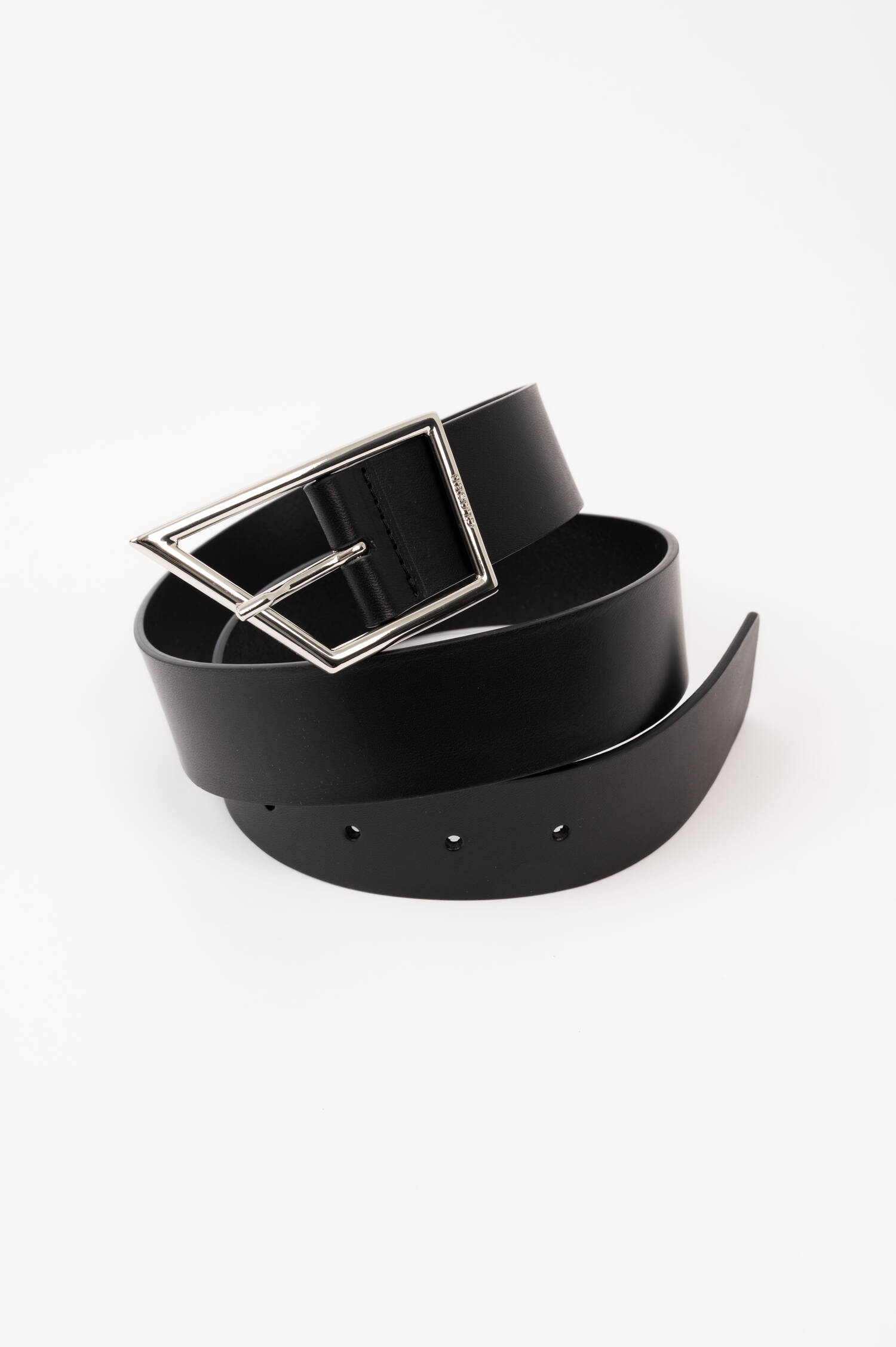 Ledergürtel in Schwarz