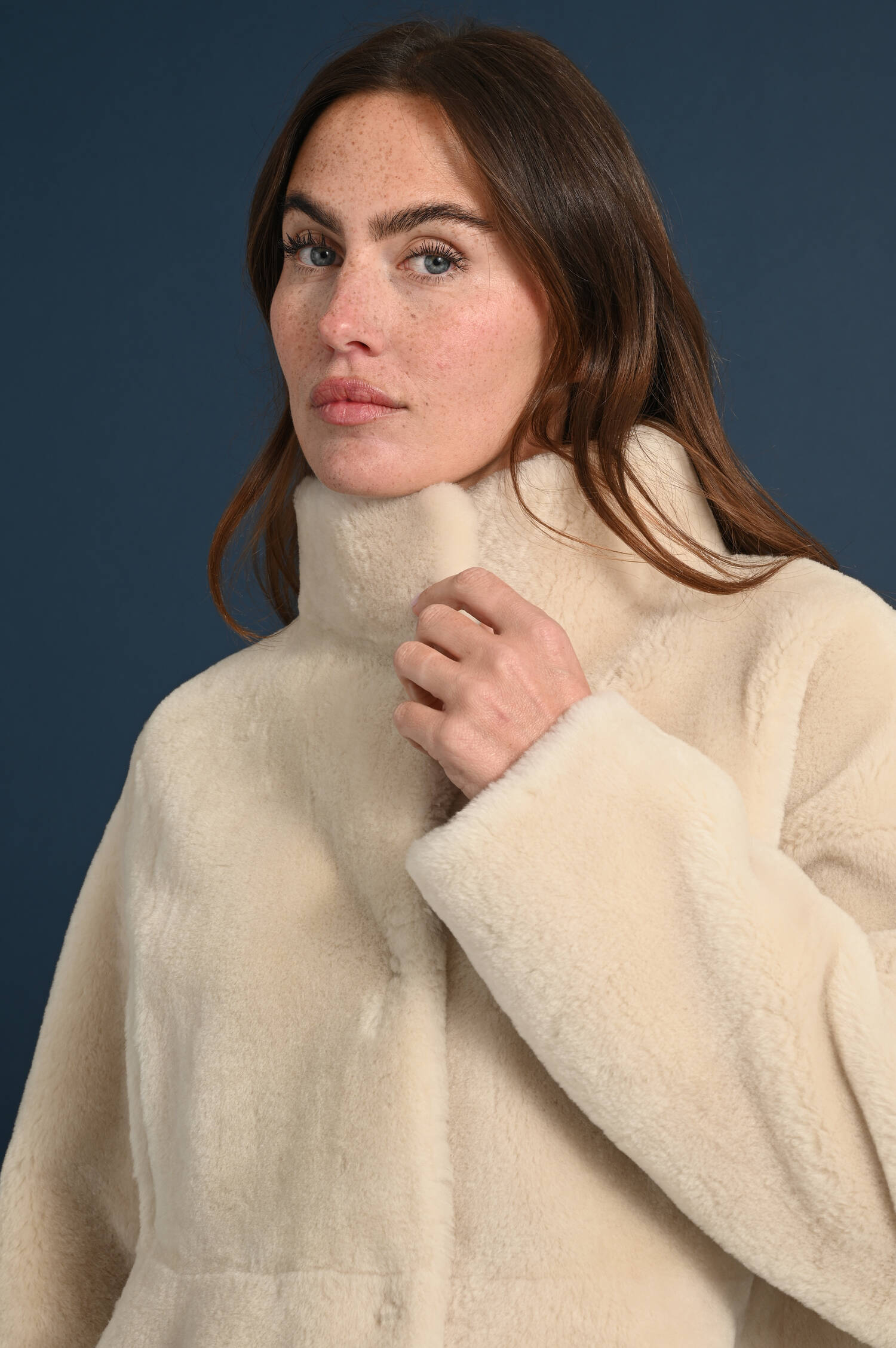 Wendejacke GINA aus Lammleder in Ecru Wendejacke GINA aus Lammleder in Ecru