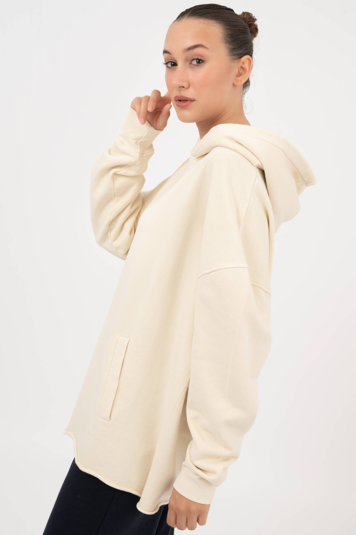 Hoodie JAK in Off-White