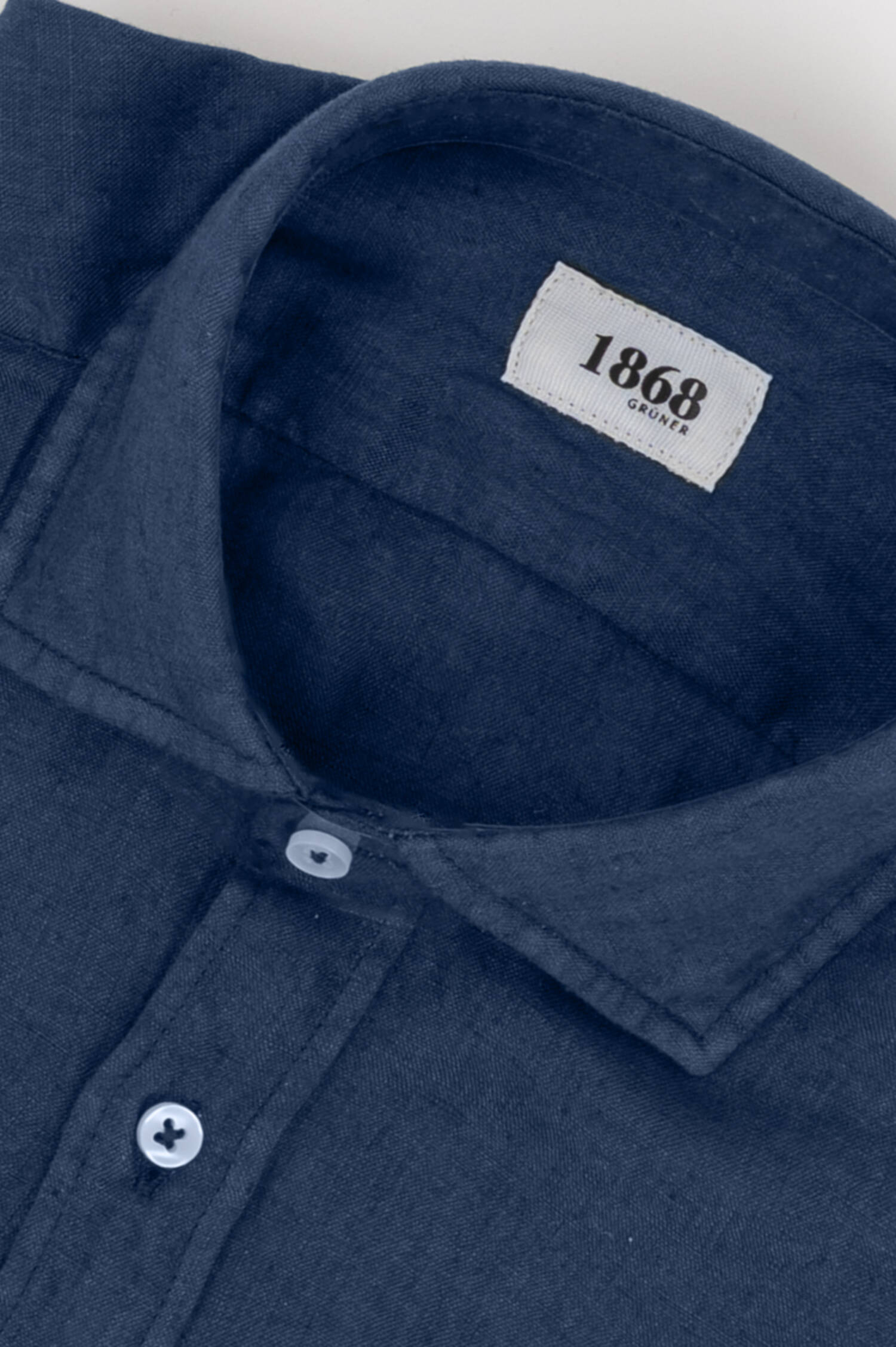 Leinenhemd BAROLO LINO in Navy Leinenhemd BAROLO LINO in Navy