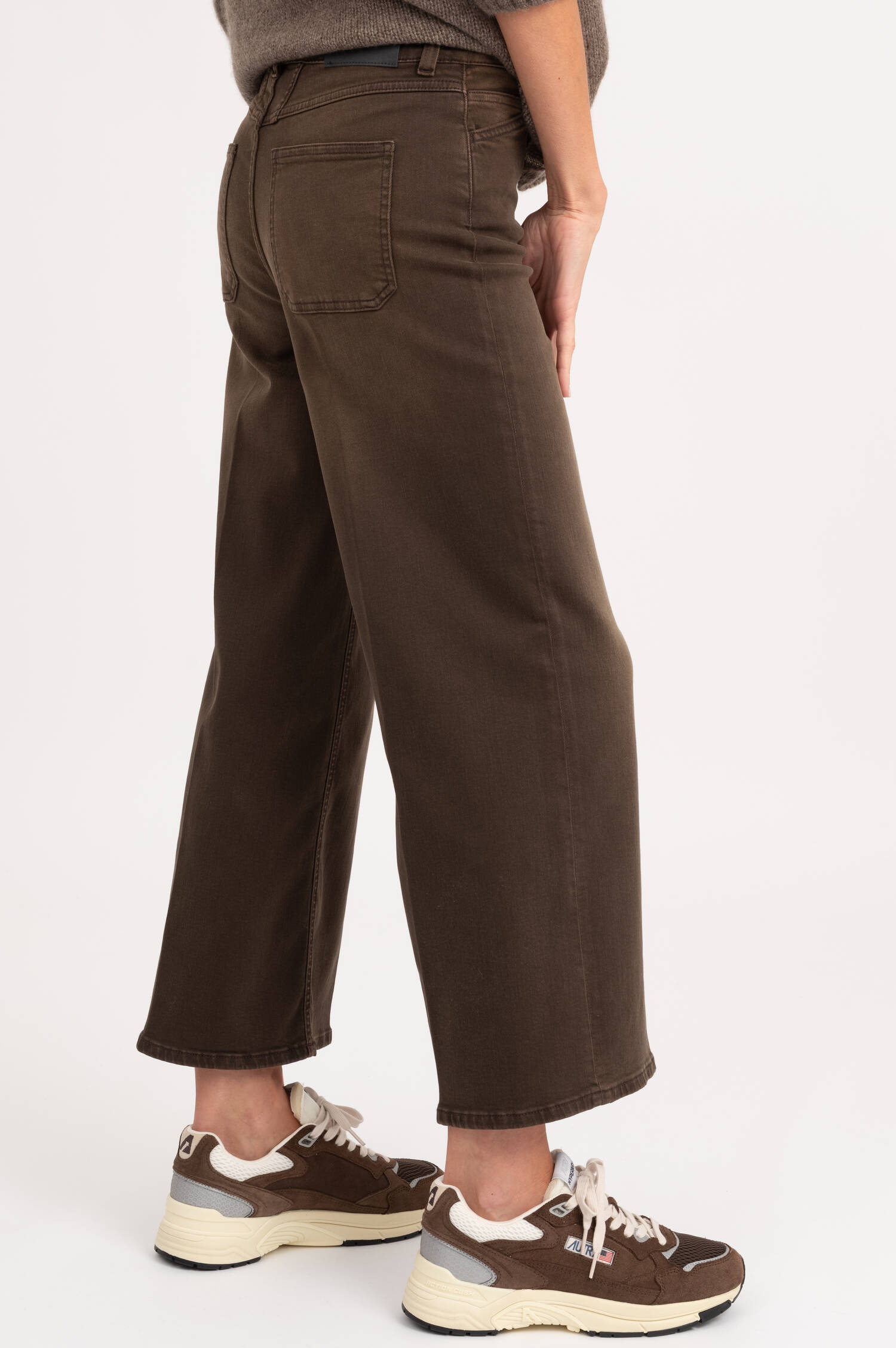 Cropped Jeans WERA in Braun
