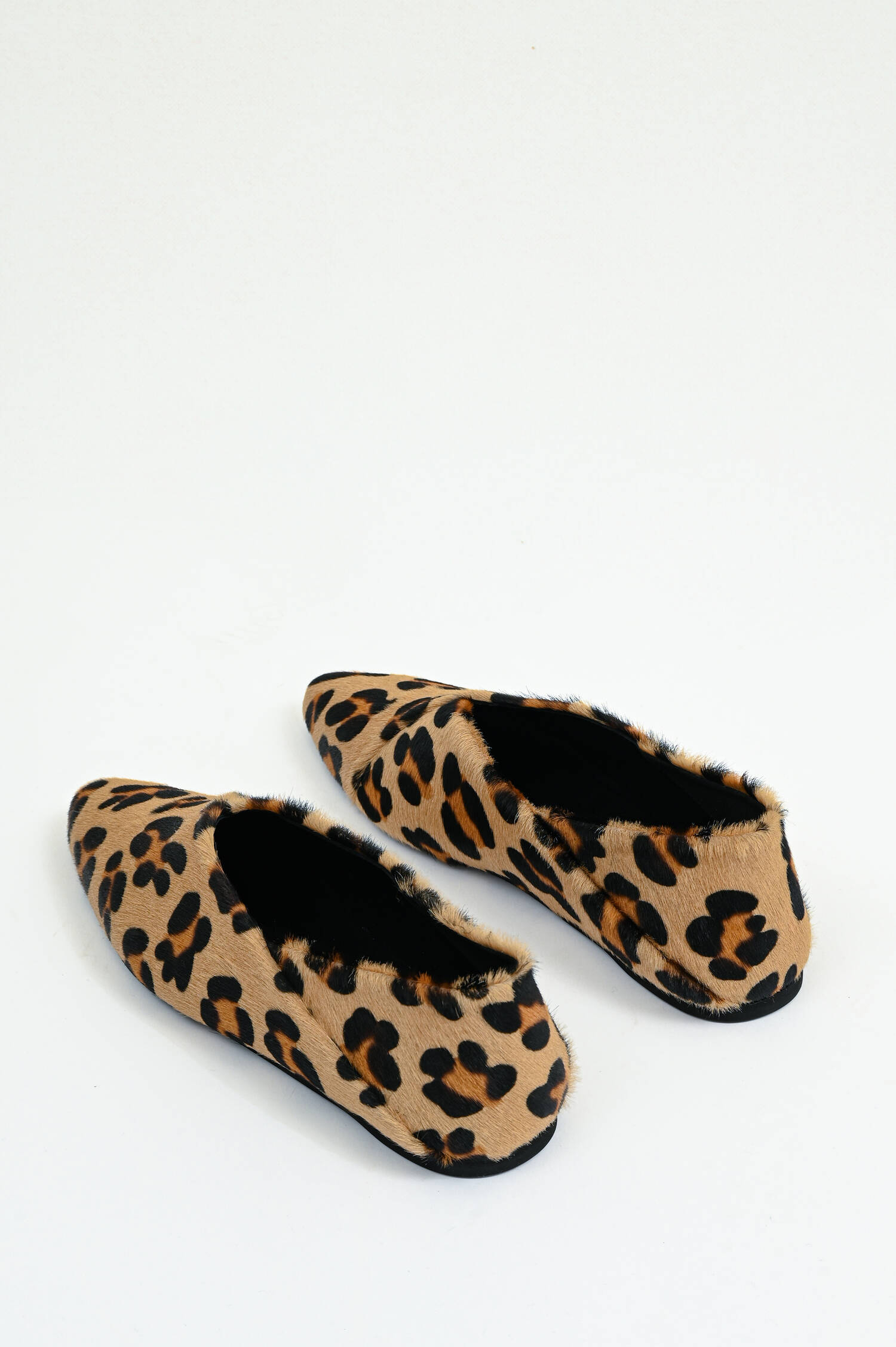 Leo-Ballerina in Beige/Braun/Schwarz