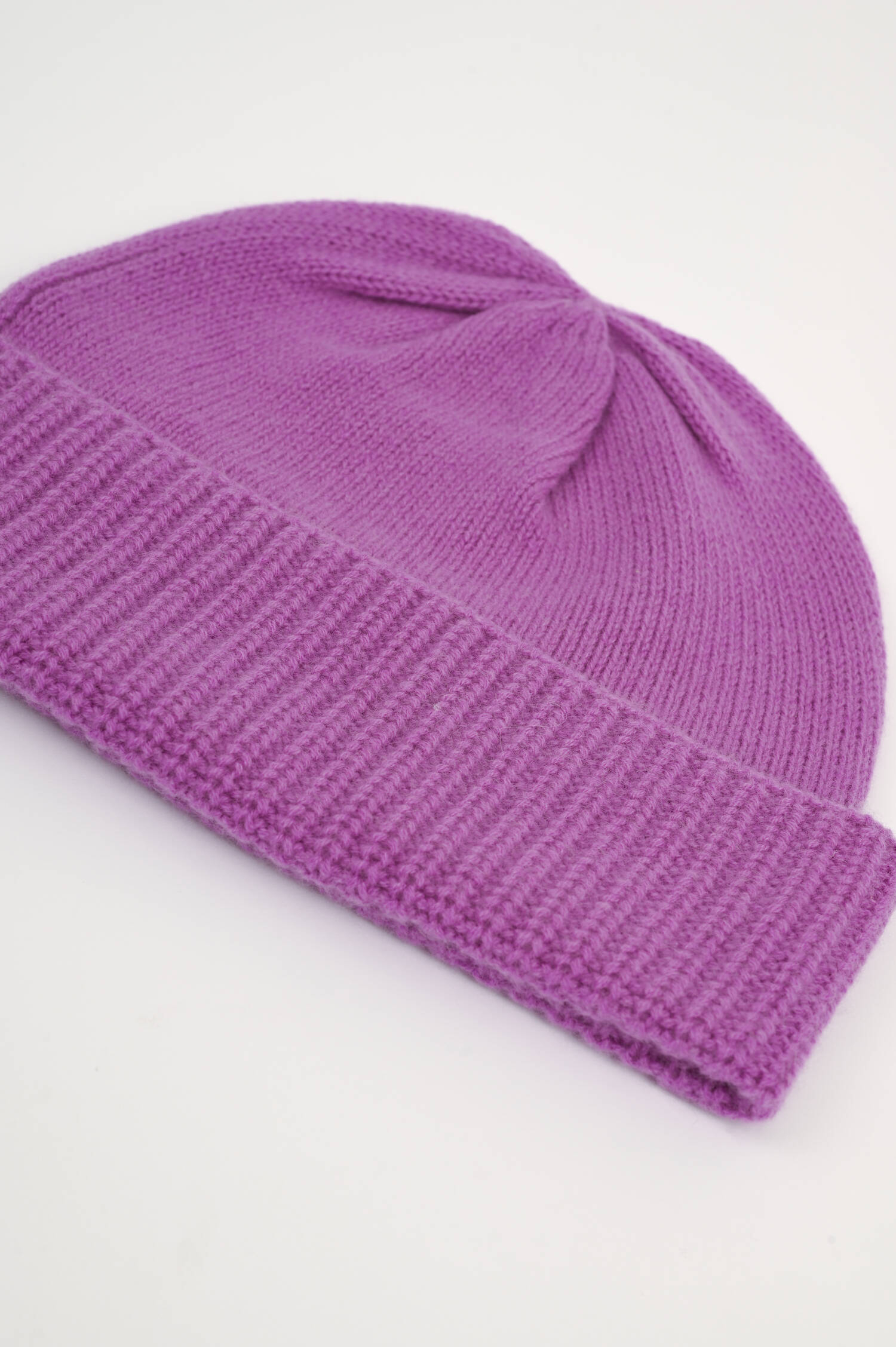 Cashmere Mütze in Lila