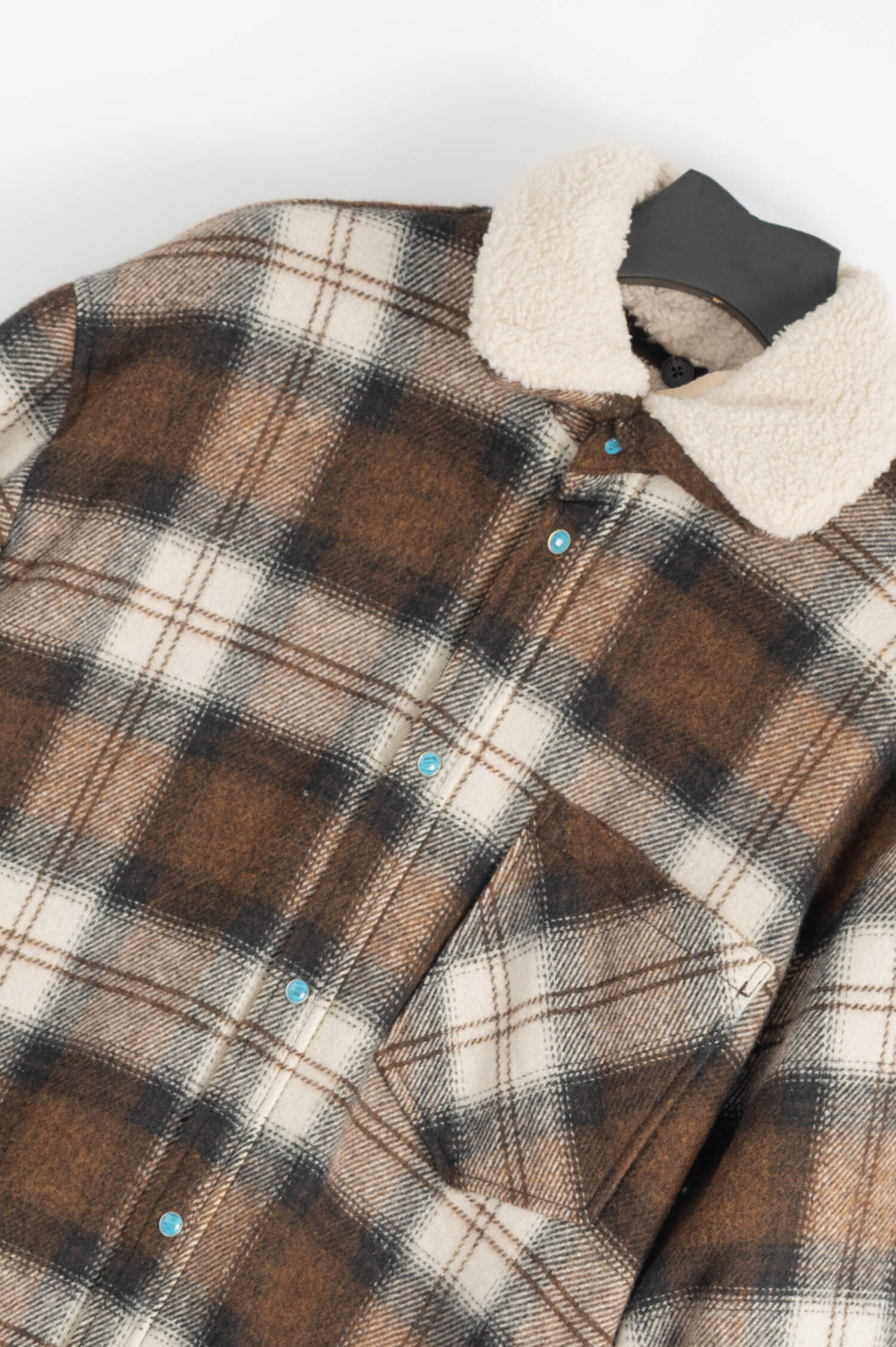 Teddy-Flanell-Jacke OAKLEY in Braun