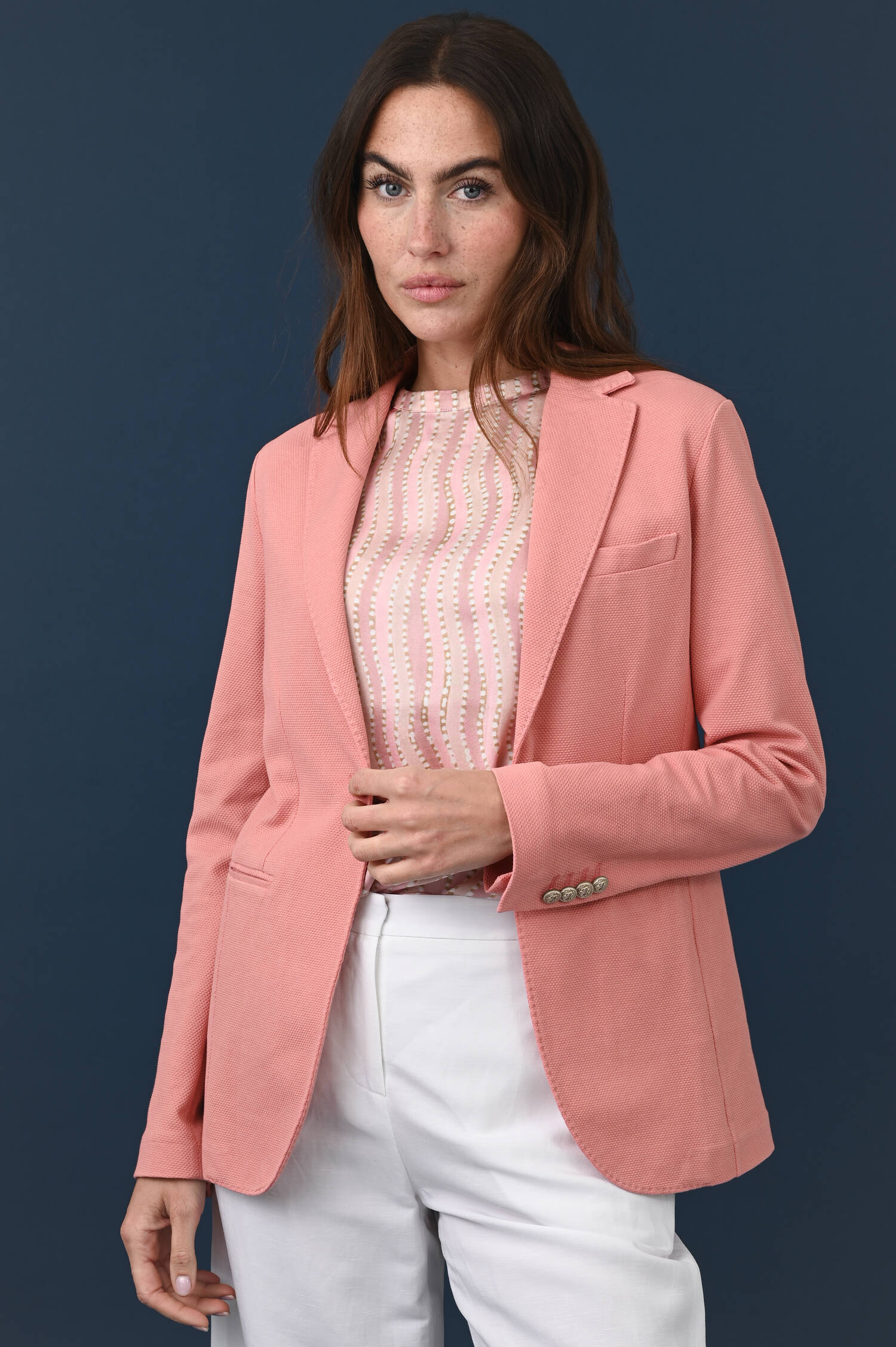 Strukturierter Blazer in Rosa Strukturierter Blazer in Rosa