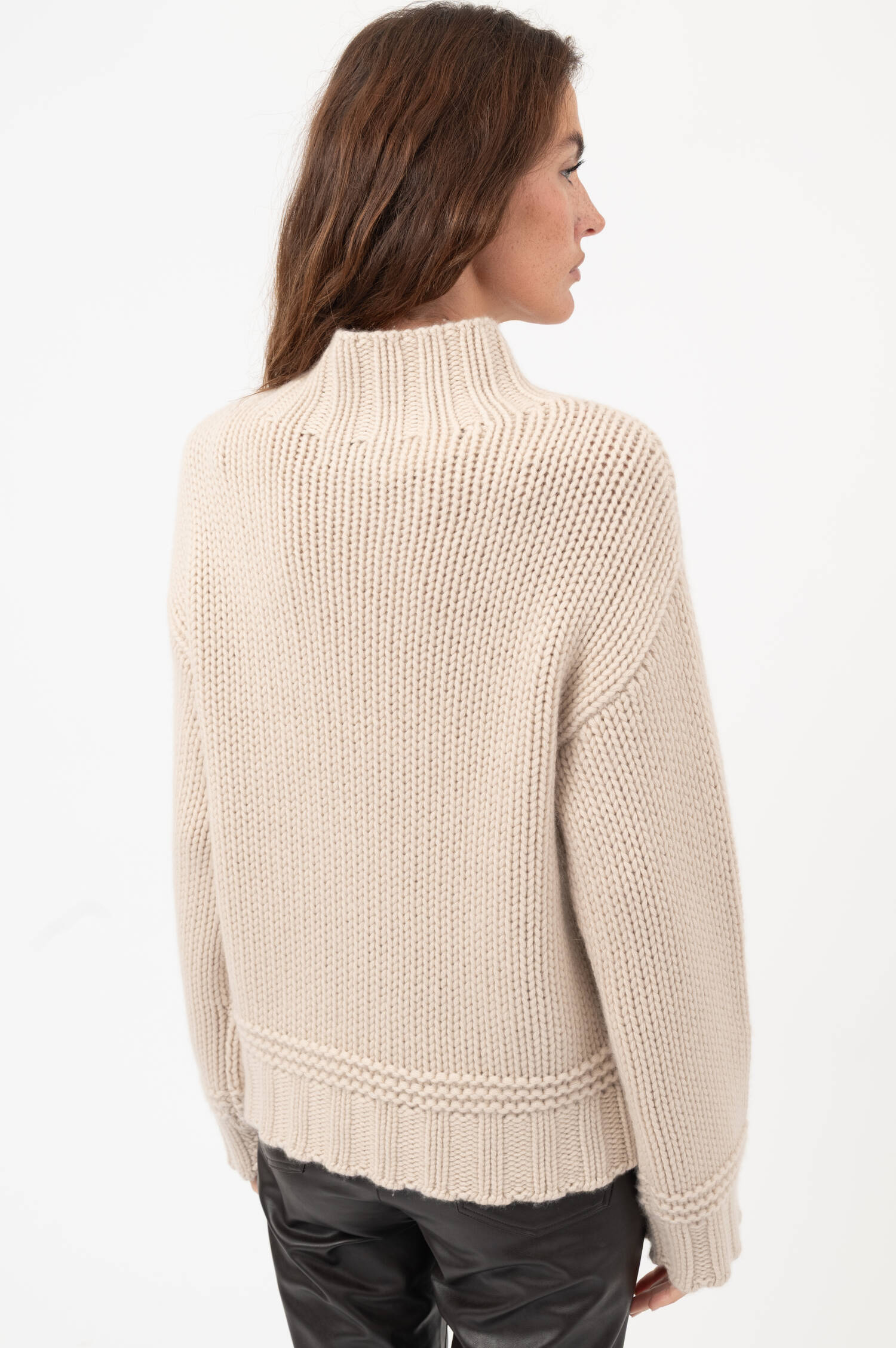 Cashmere-Pullover in Beige Cashmere-Pullover in Beige