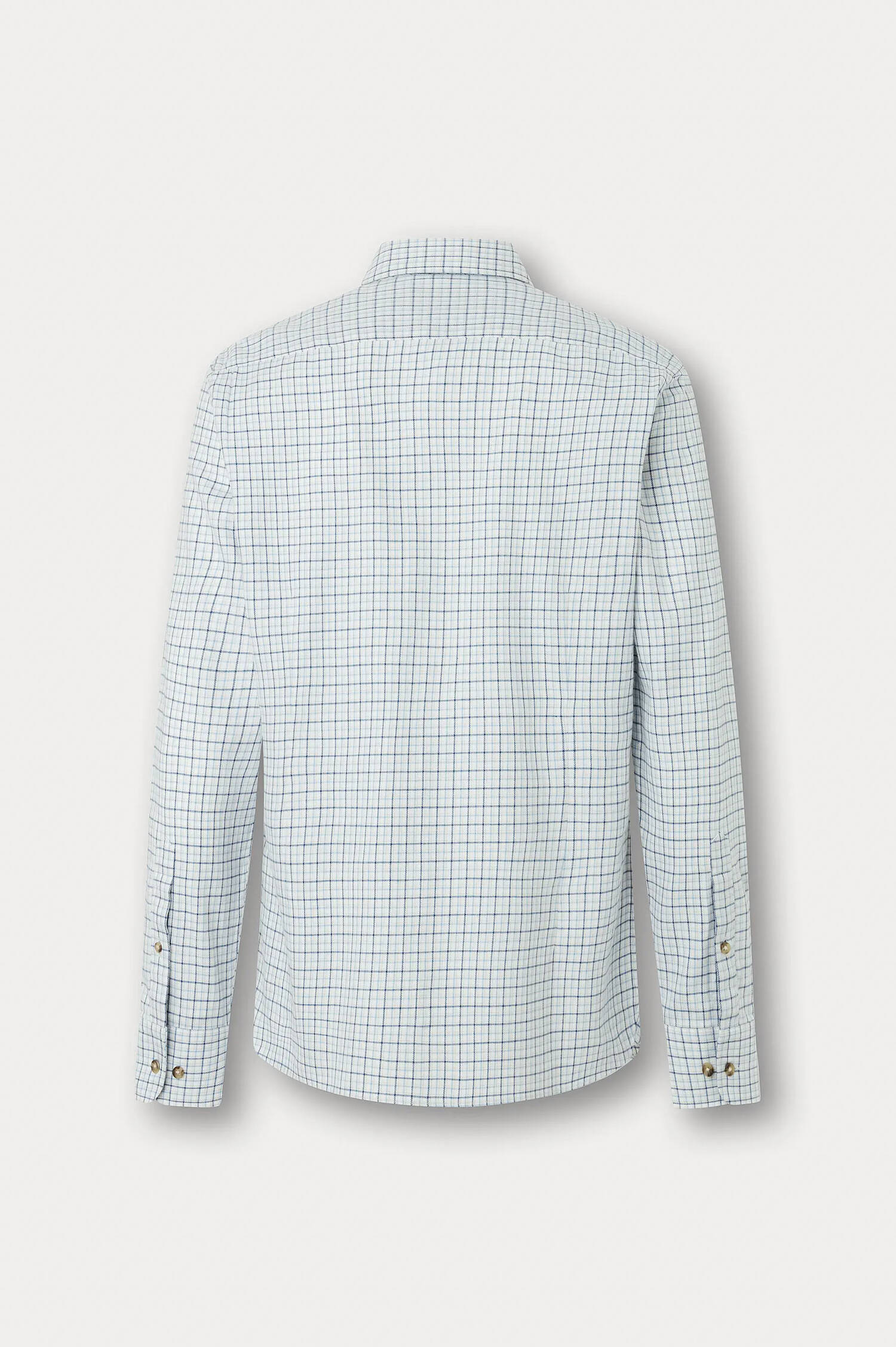 Kariertes Flanell-Hemd in Hellblau