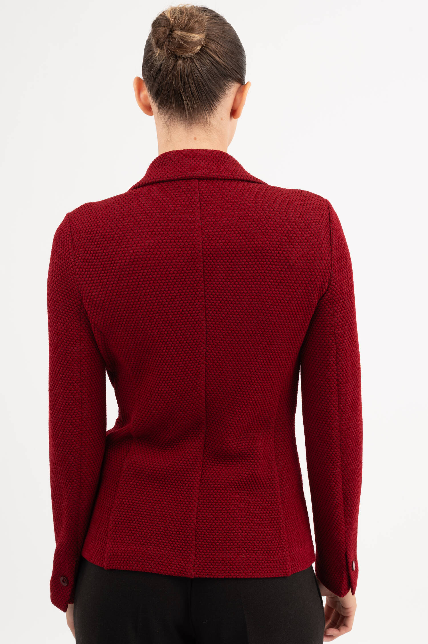Strukturierter Blazer in Rot