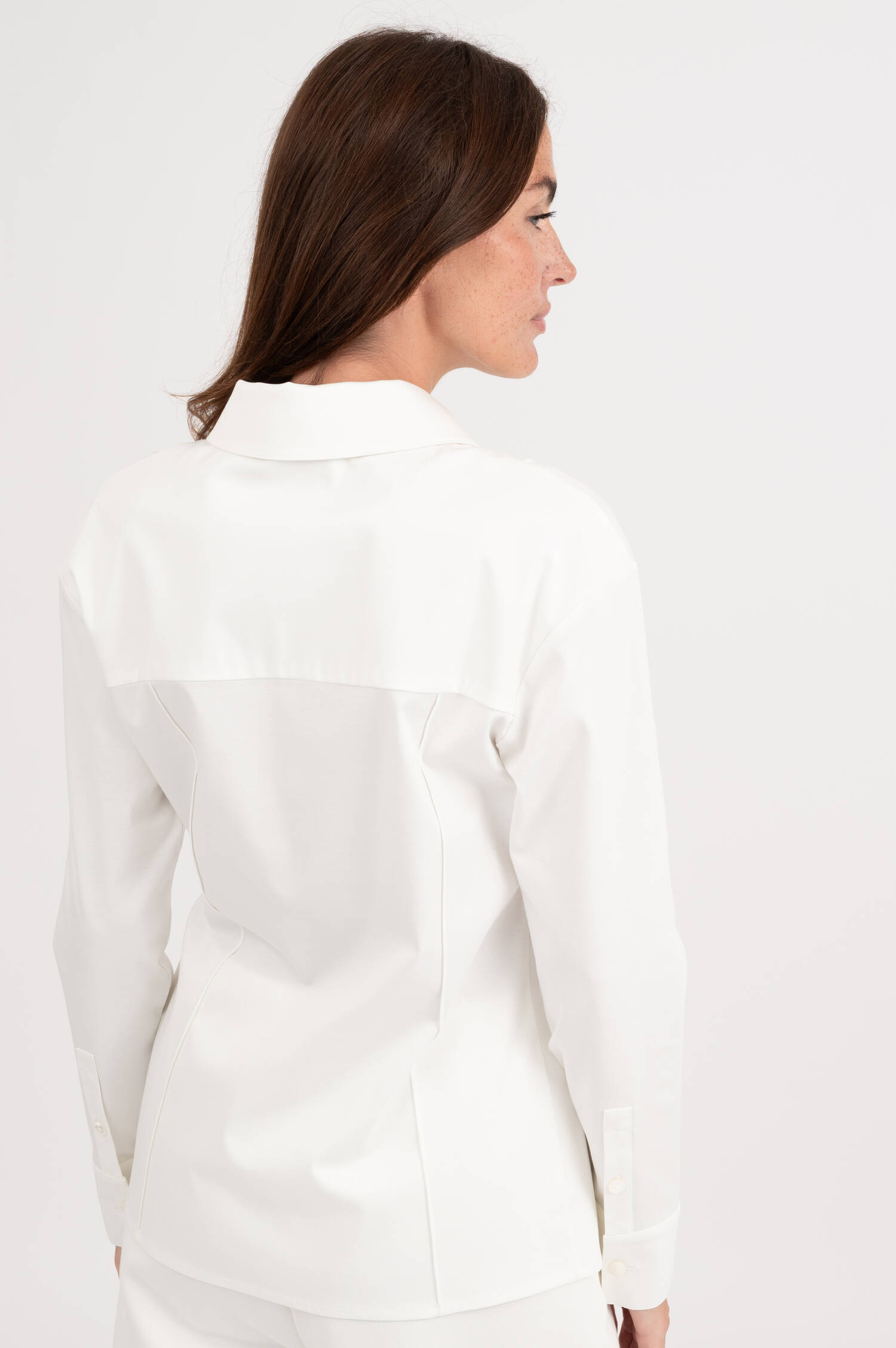 Taillierte Bluse BALENIO in Weiß Taillierte Bluse BALENIO in Weiß
