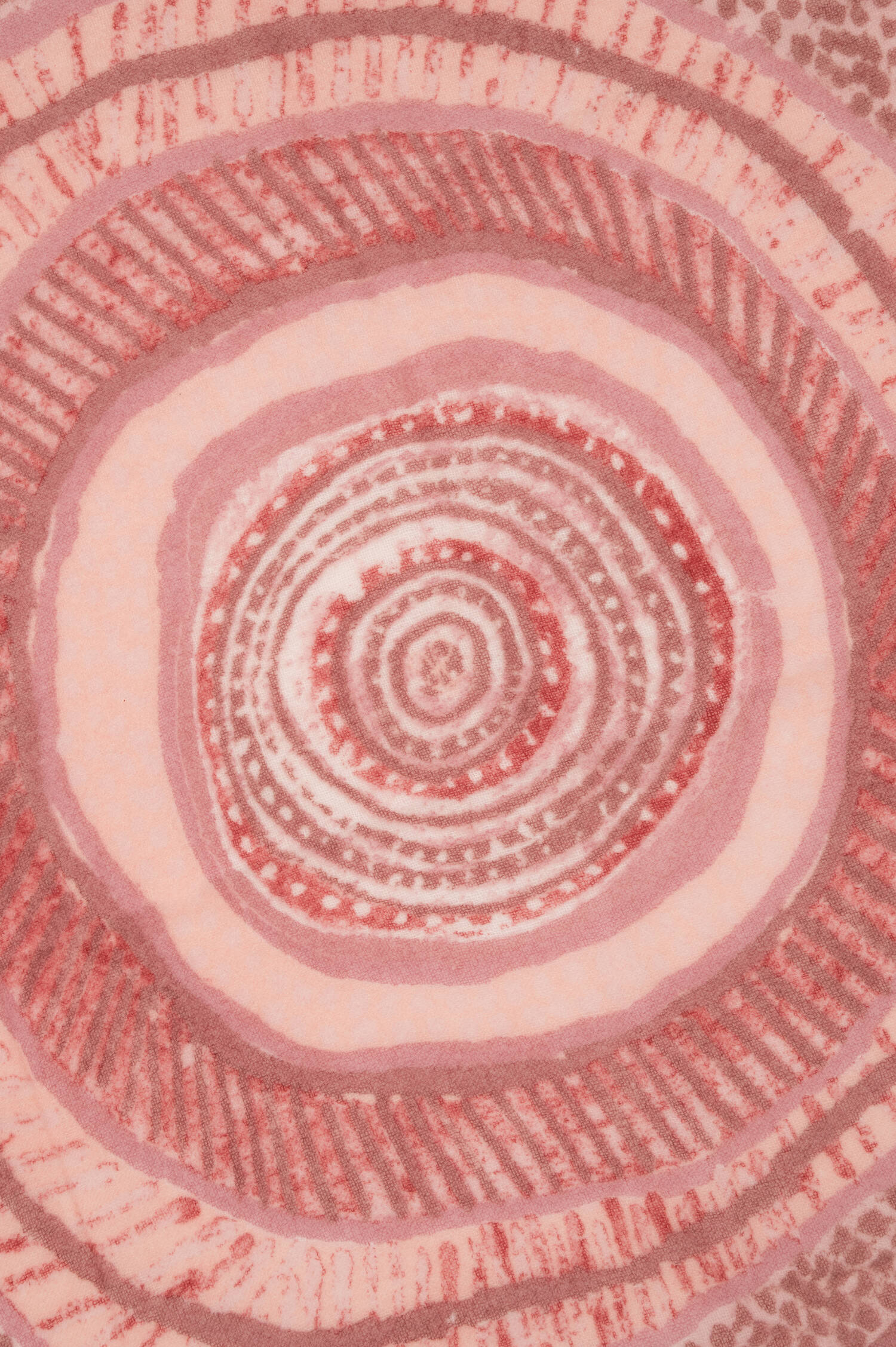 Cashmere-Tuch mit Fantasy-Print in Rosa Cashmere-Tuch mit Fantasy-Print in Rosa