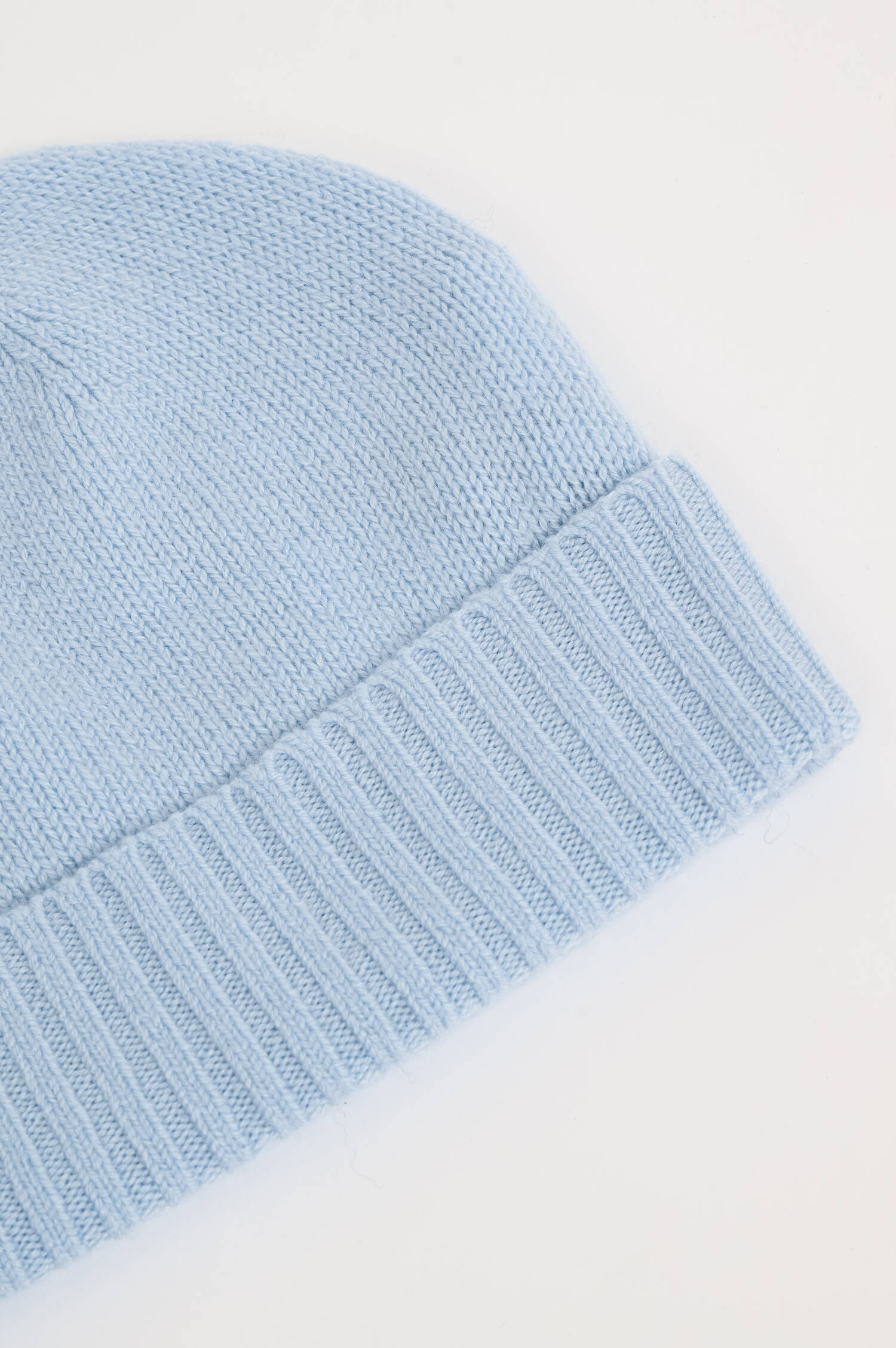 Cashmere-Mütze in Hellblau Cashmere-Mütze in Hellblau