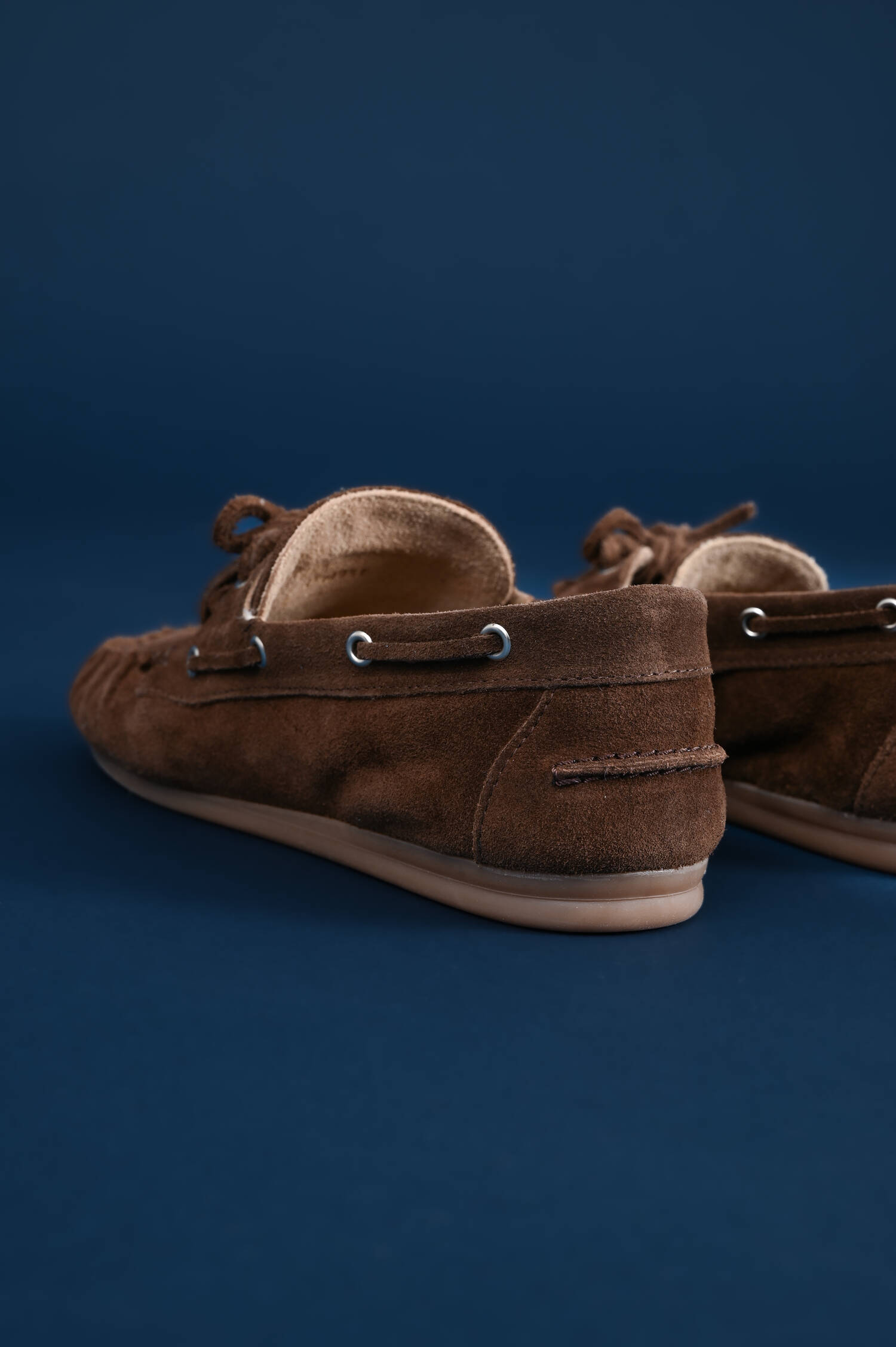 Veloursleder Moccassin Loafer in Braun Veloursleder Moccassin Loafer in Braun