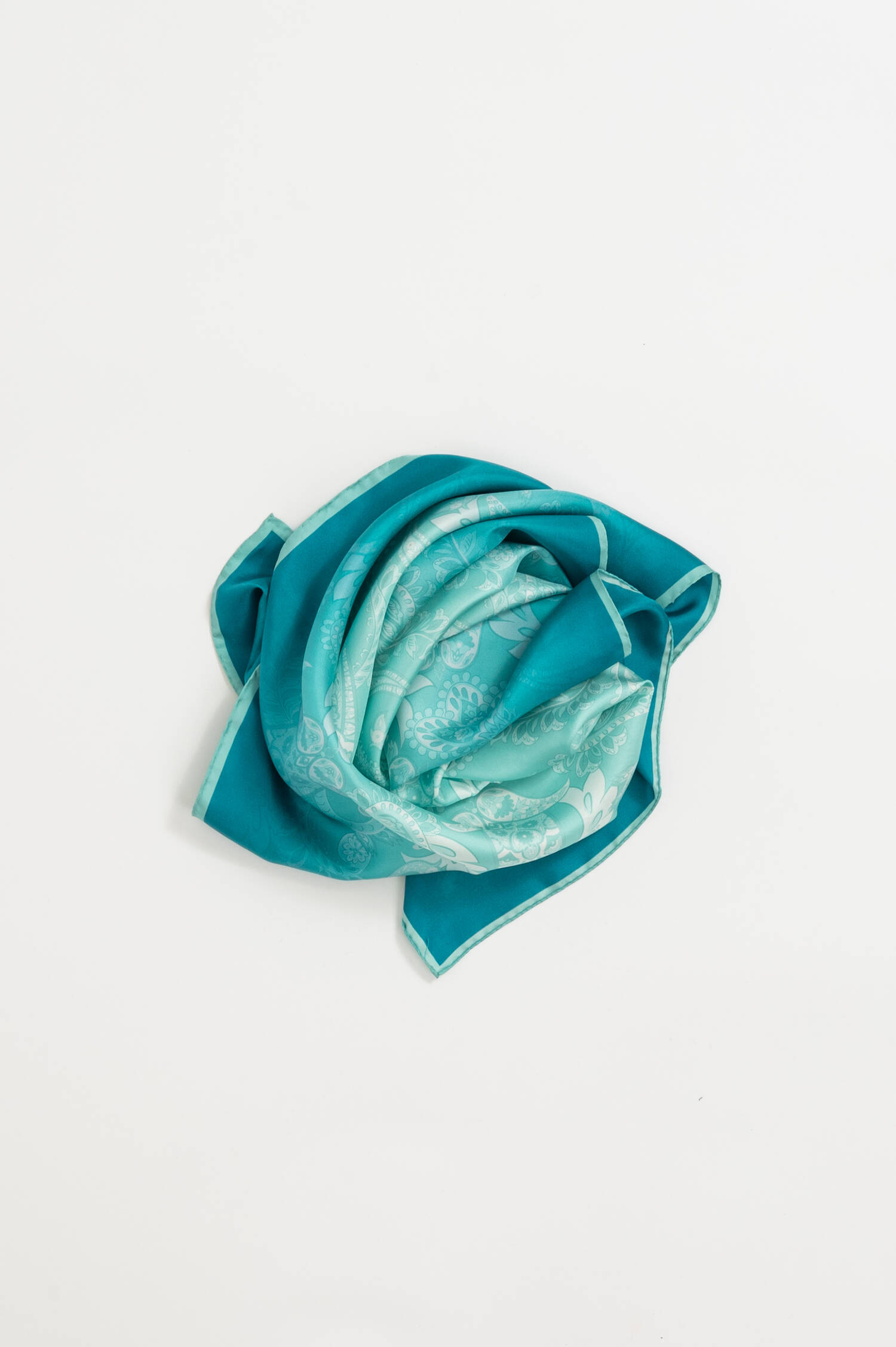 Seidentuch FOULARD in Aquamarine
