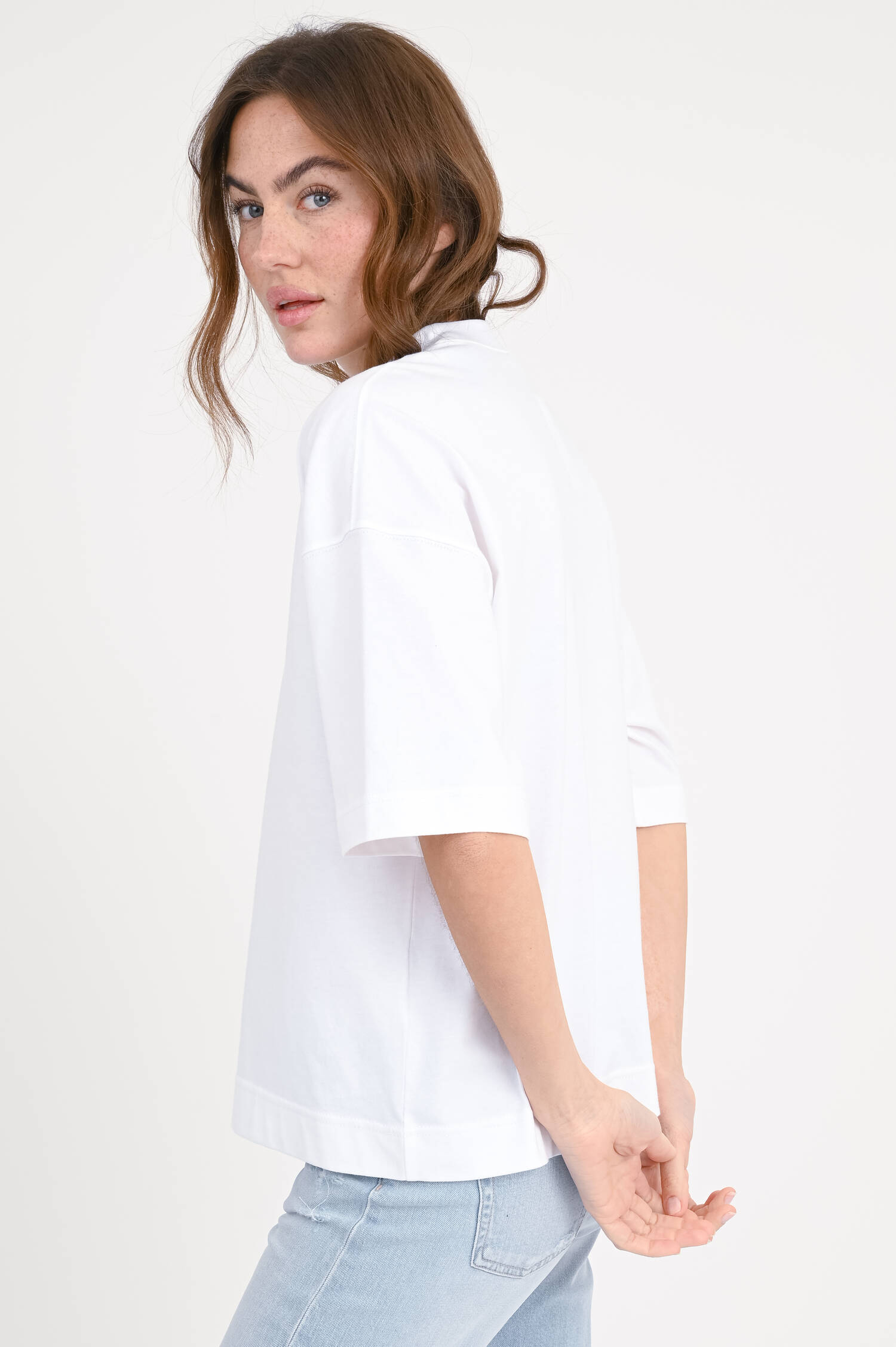 Oversize T-Shirt in Weiß