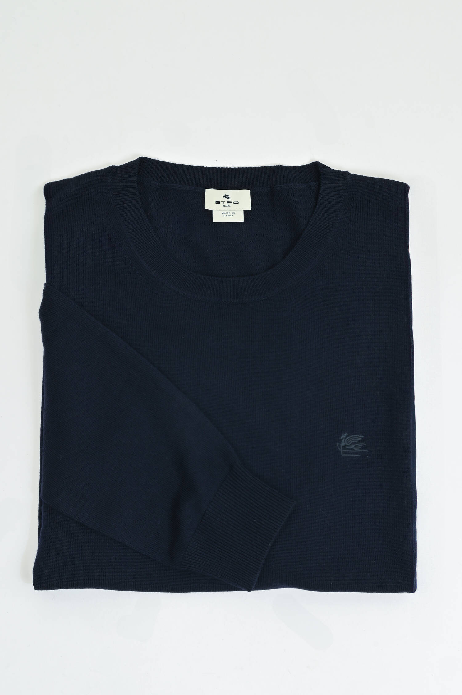 Pullover aus Wolle in Dunkelblau Pullover aus Wolle in Dunkelblau