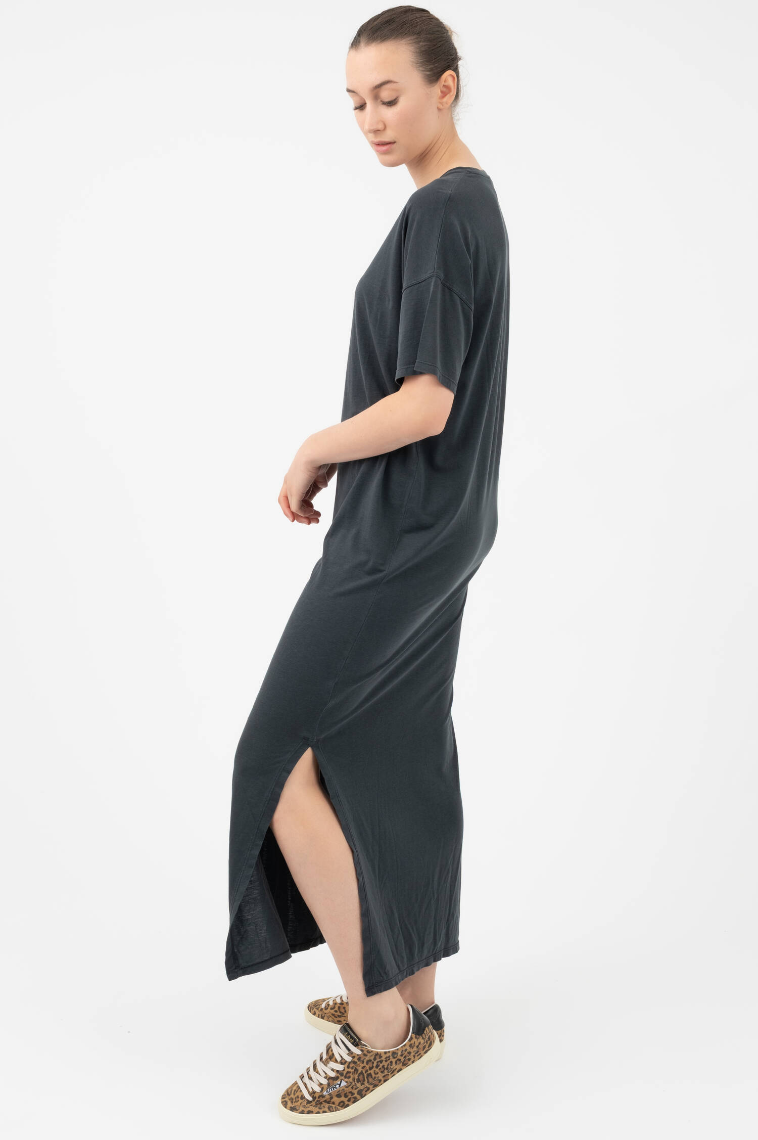 Schlupfkleid in Schwarz