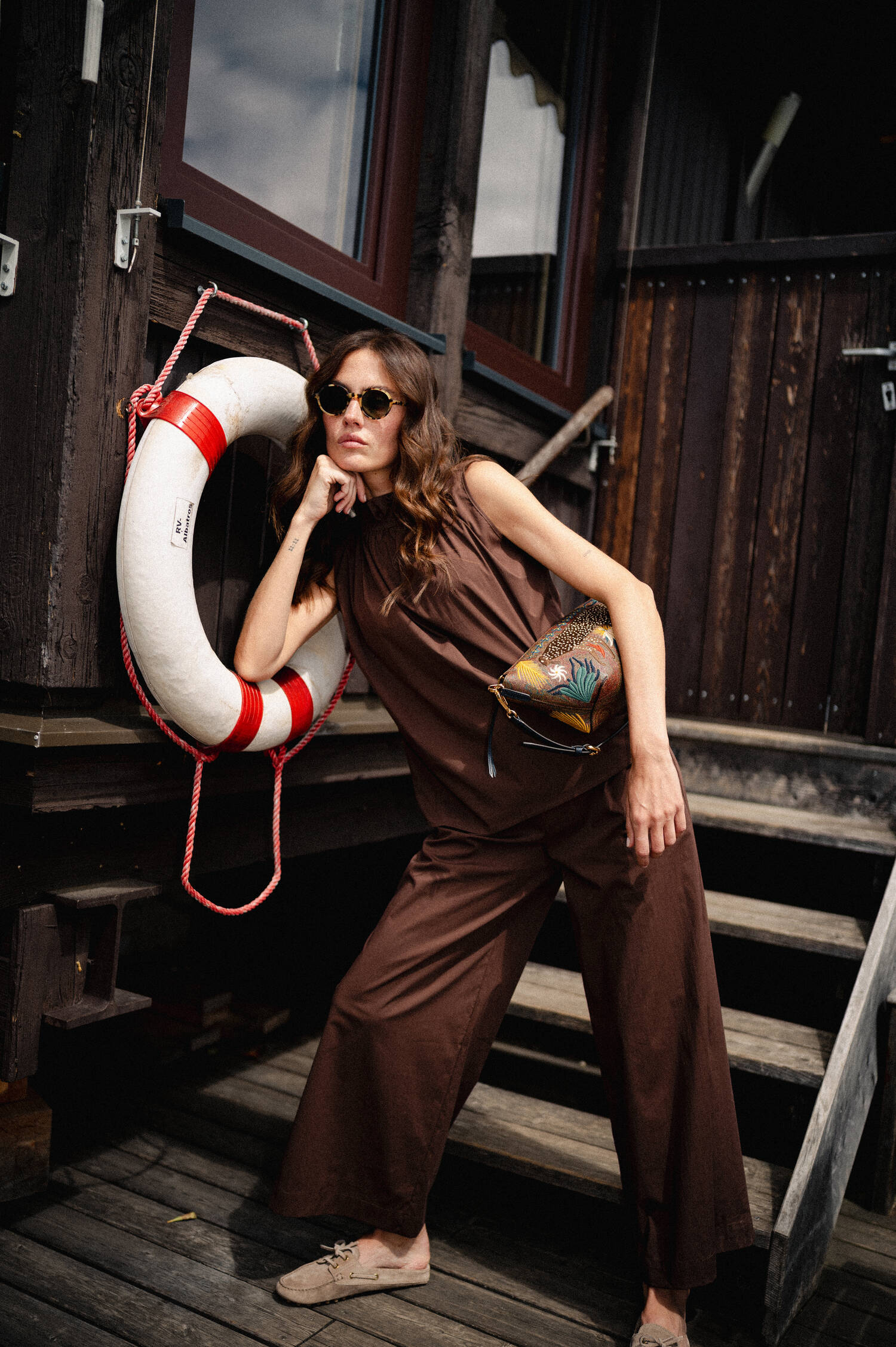 Culotte Hose in Braun Culotte Hose in Braun