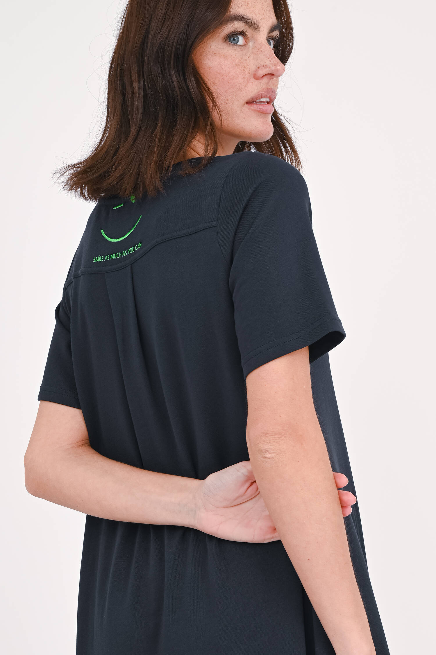 Leder Sneaker in Navy Leder Sneaker in Navy