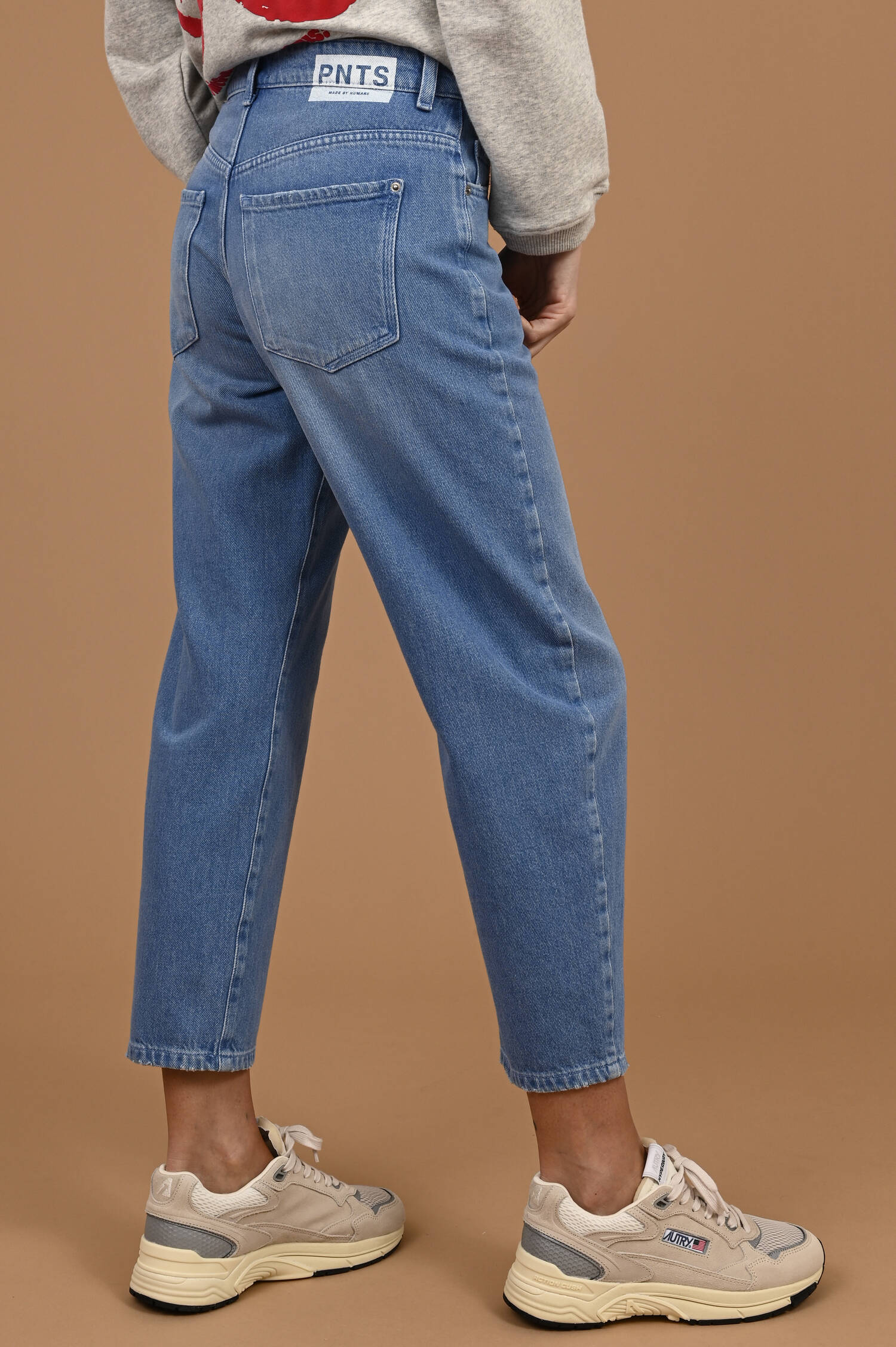 Cropped Leg Jeans THE O-SHAPE in Hellblau