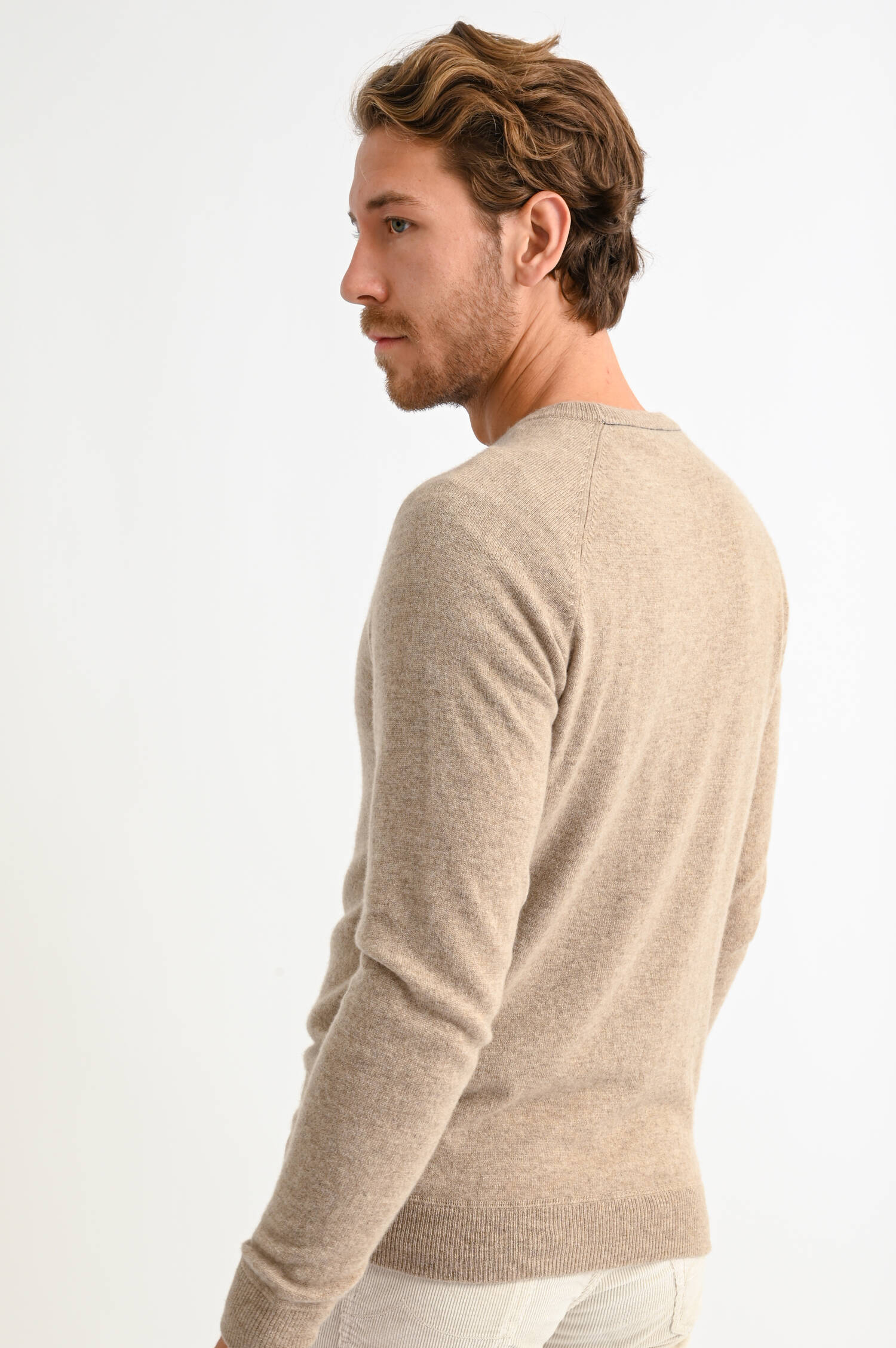 Cashmere Sweater in Taupe