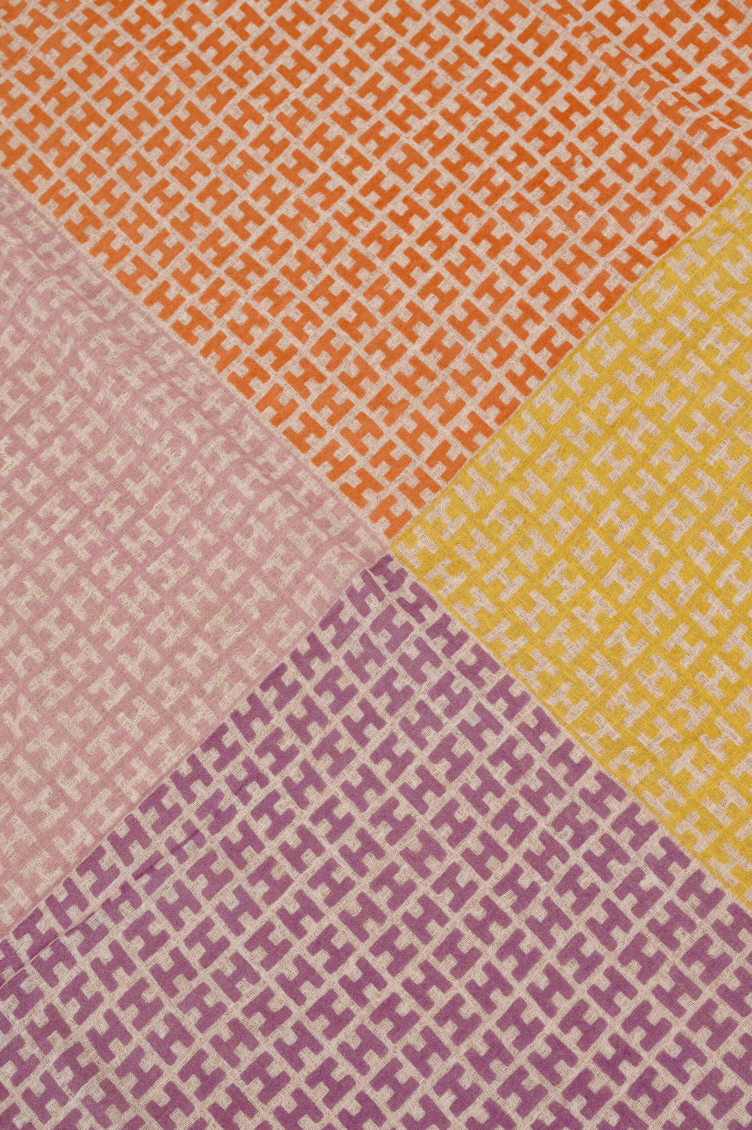 Cashmere Schal RADE in Multicolor gemustert