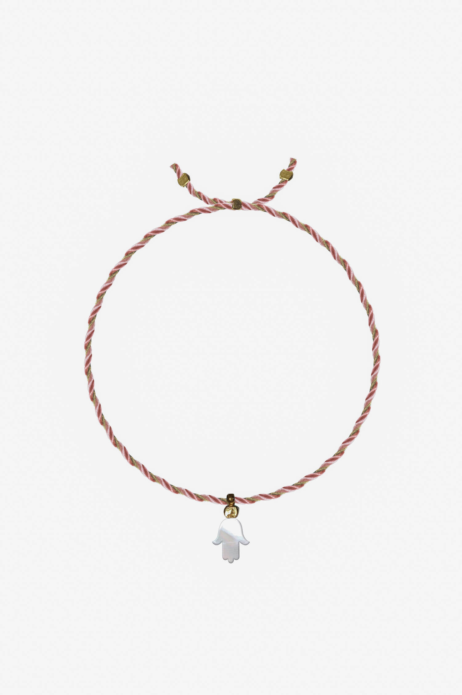 Armband mit PERLEN-FATIMA-HAND in Rot