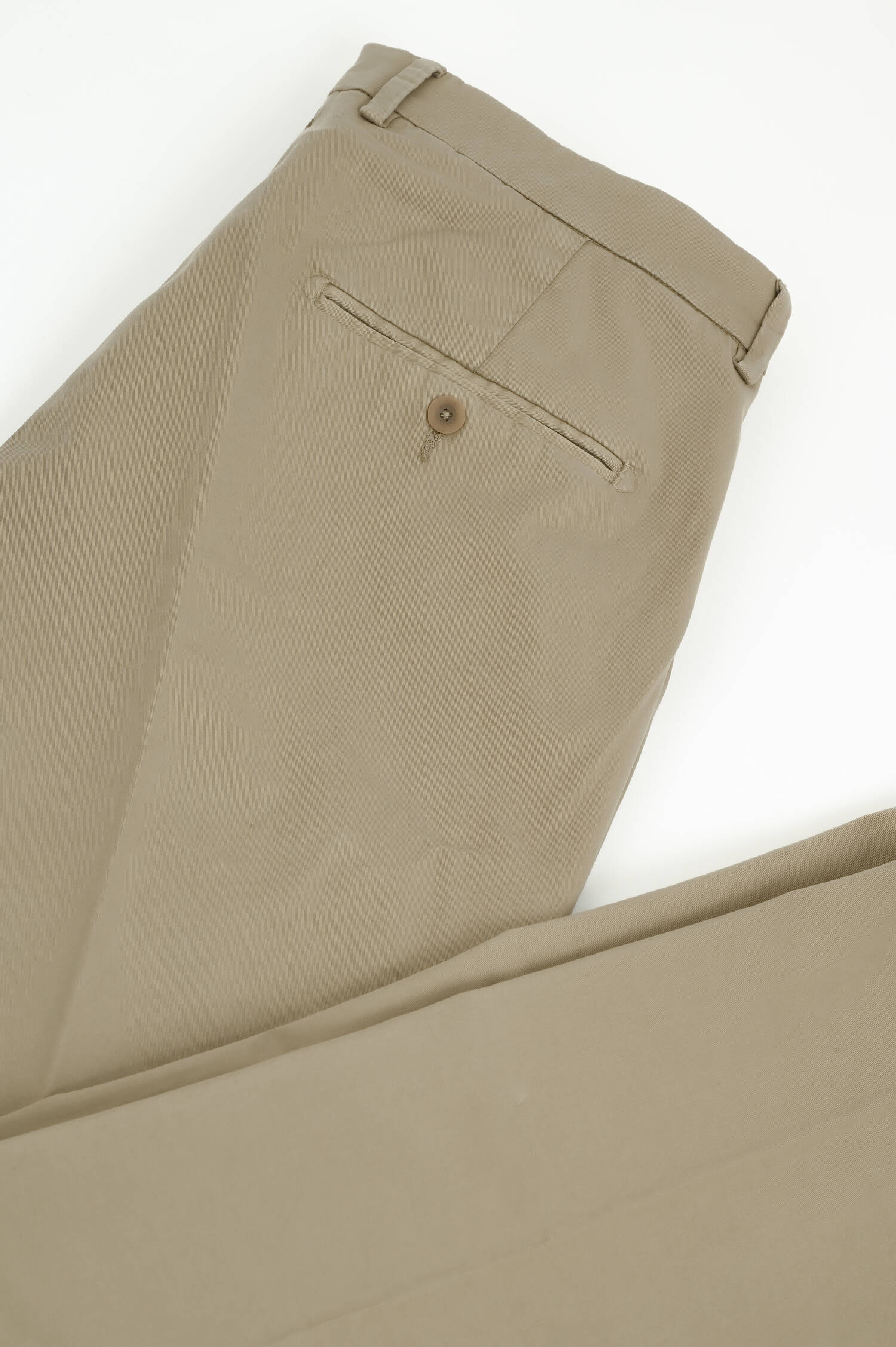 Baumwollhose in Dunkelbeige Baumwollhose in Dunkelbeige