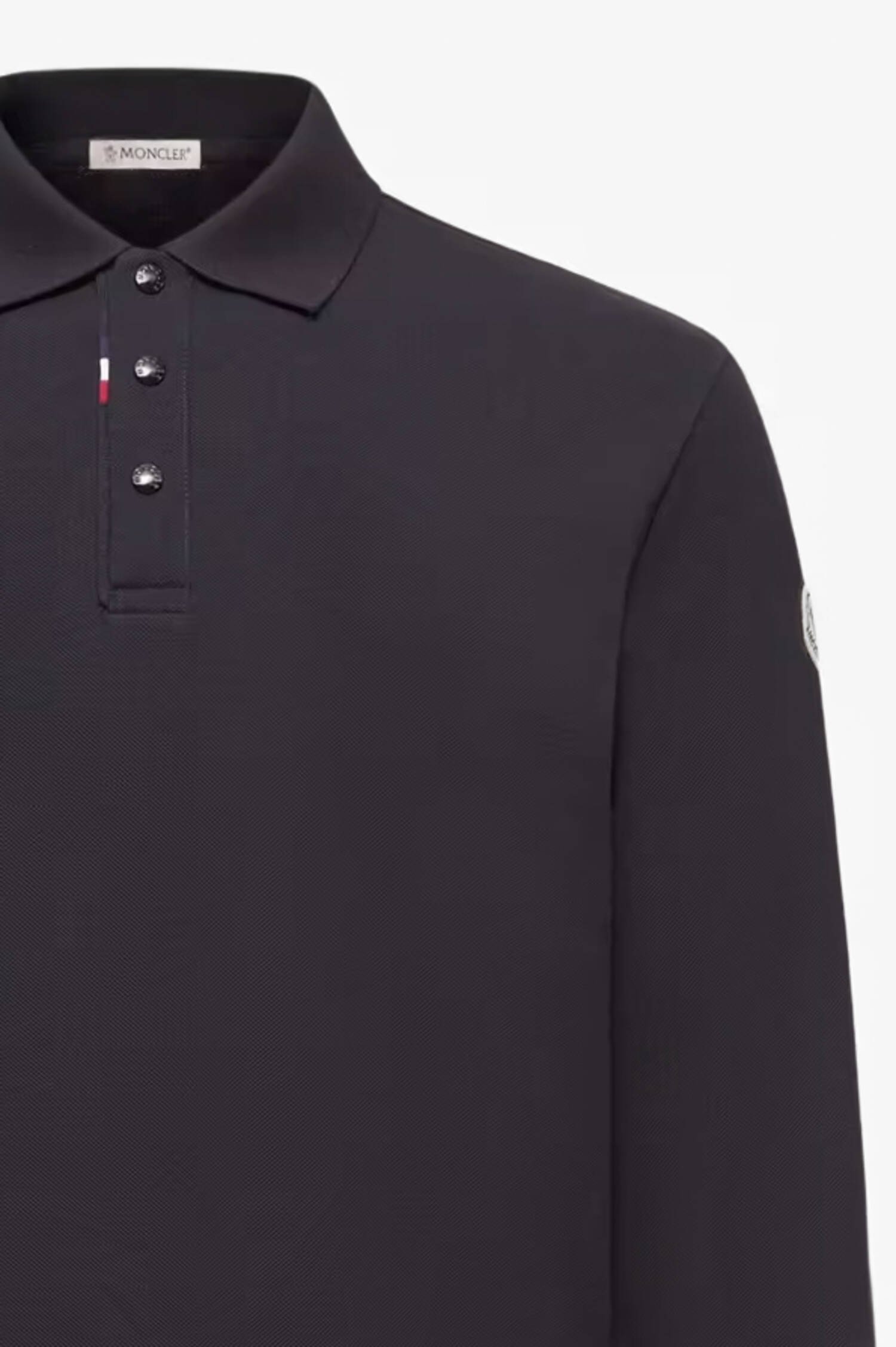 Poloshirt aus Baumwollpiqué in Navy