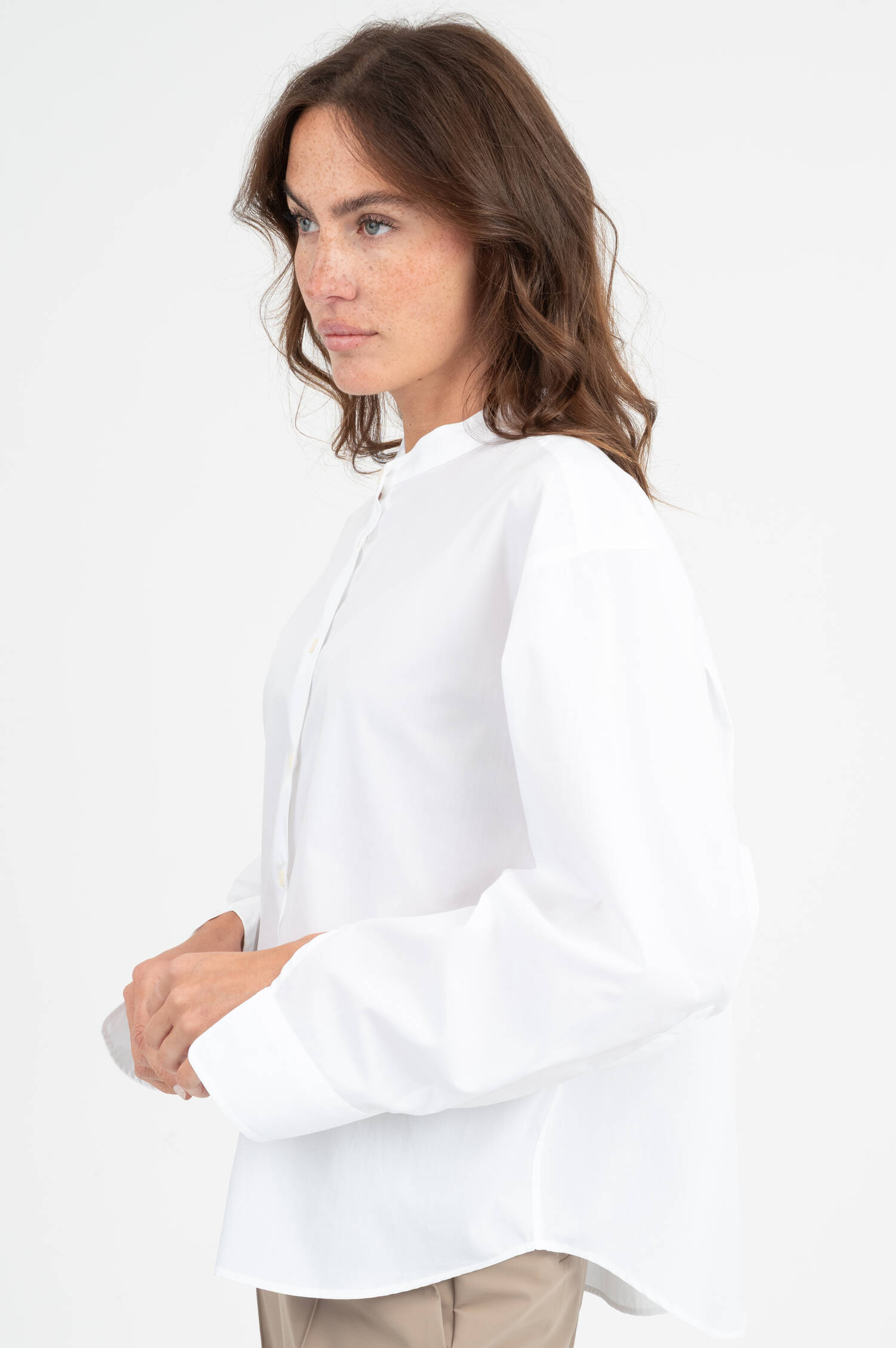 Oversize Bluse NEW YORK in Weiß