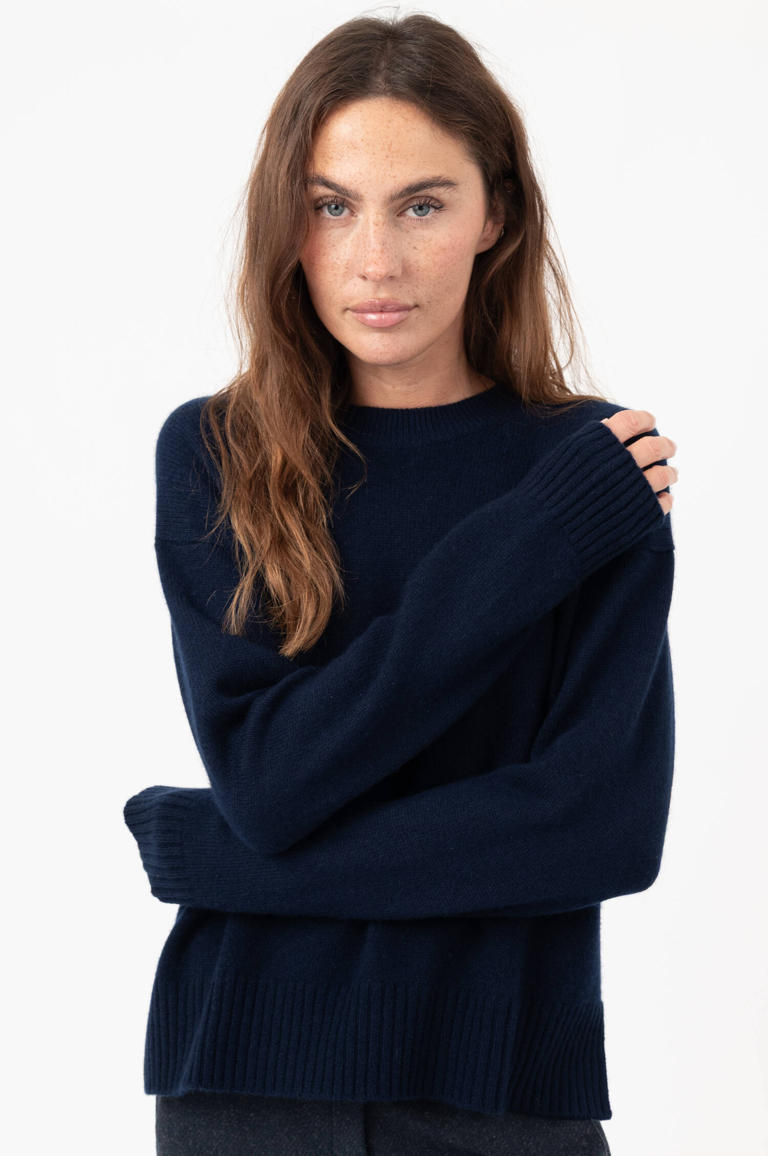 Cashmere-Pullover in Dunkelblau Cashmere-Pullover in Dunkelblau