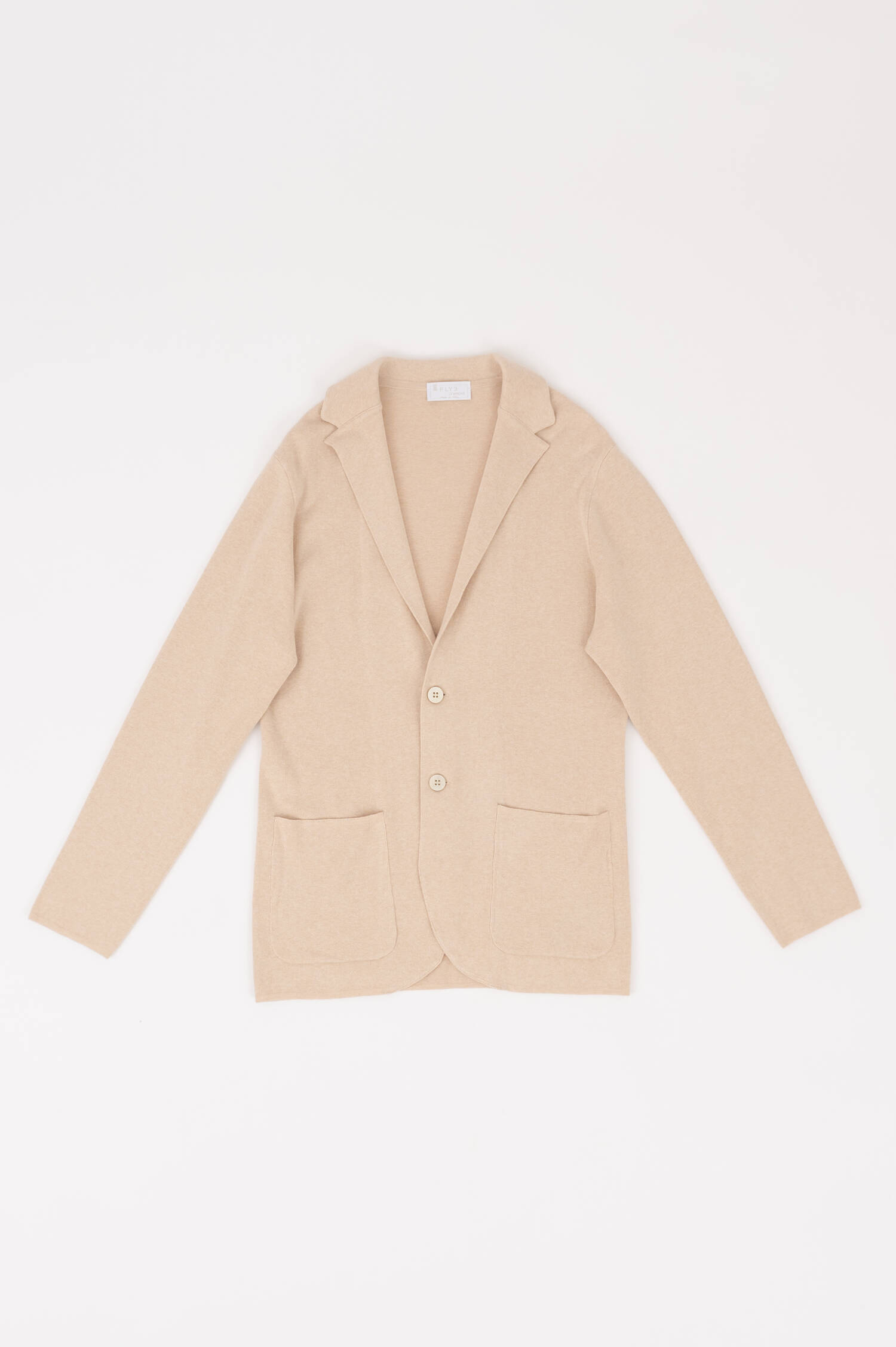 Strick Sakko in Beige