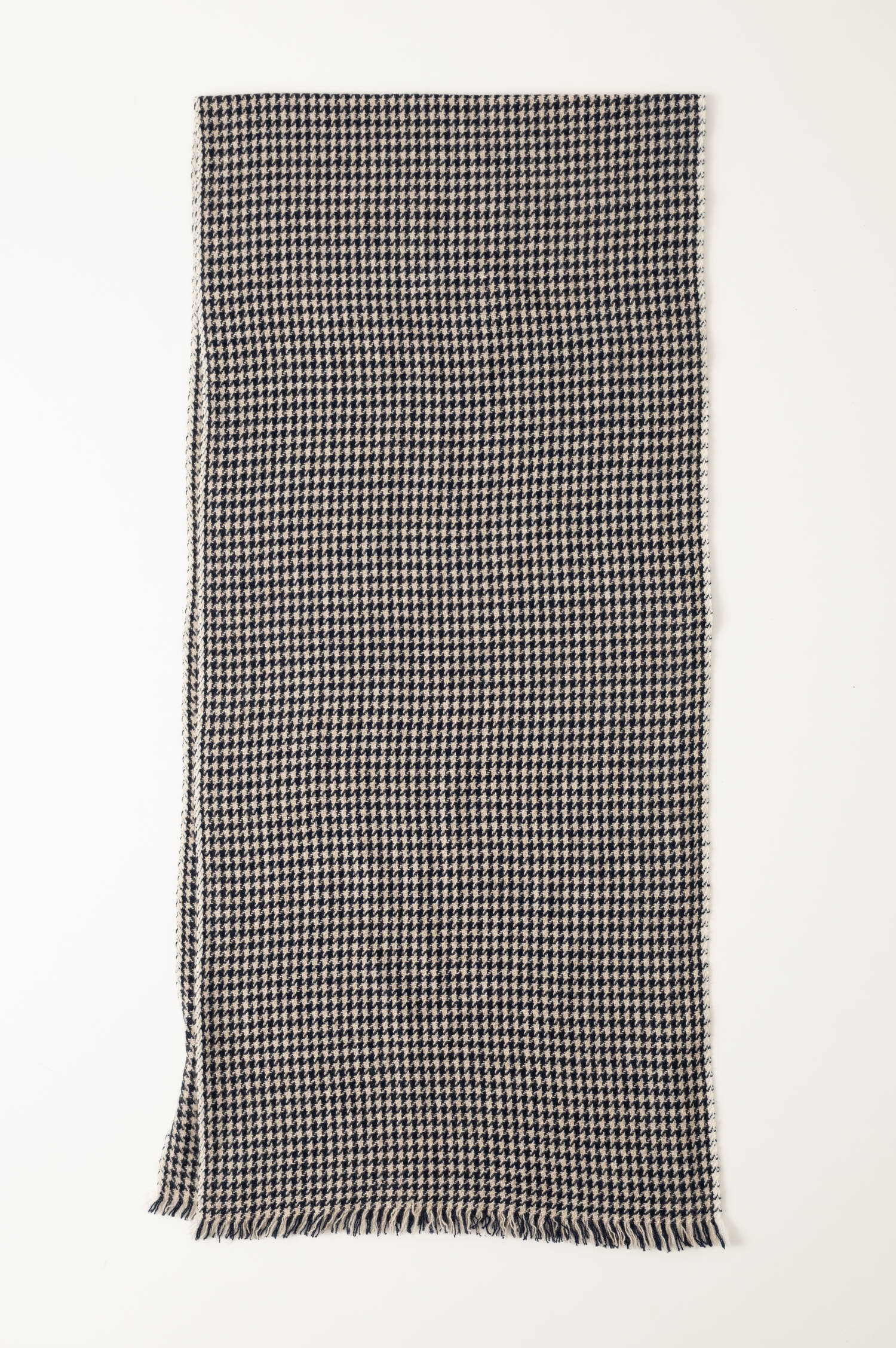 Cashmere-Schal in Blau/Beige Cashmere-Schal in Blau/Beige