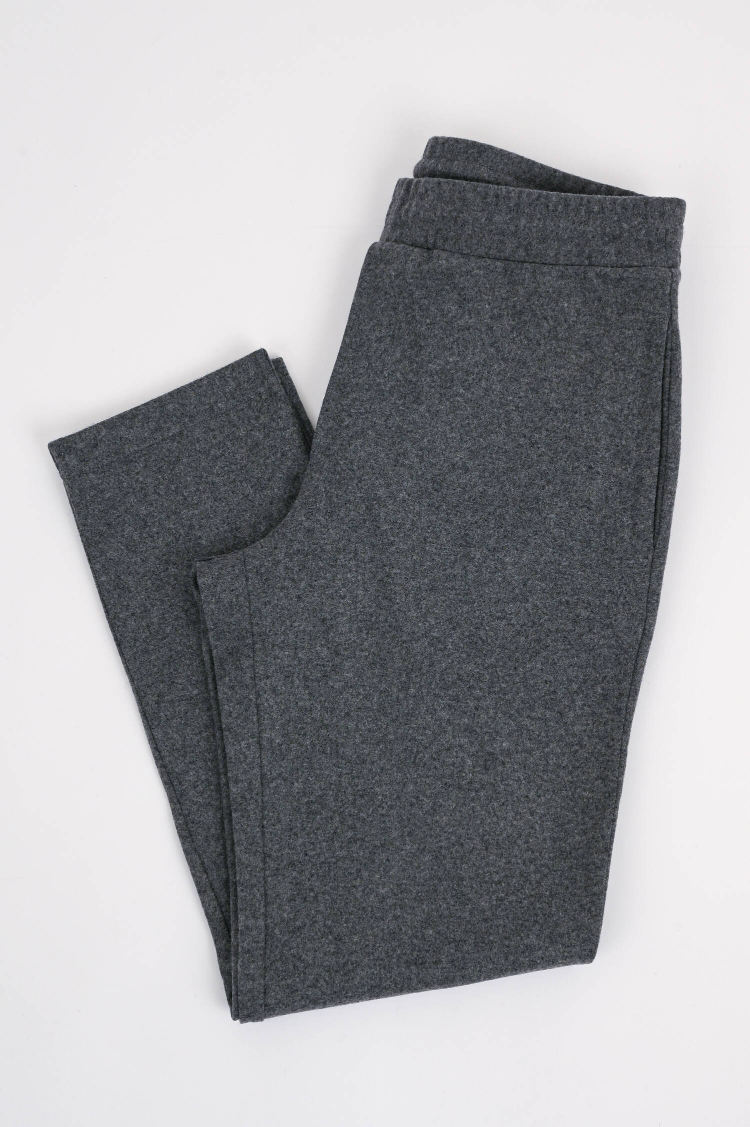 Flanell Sweathose in Grau