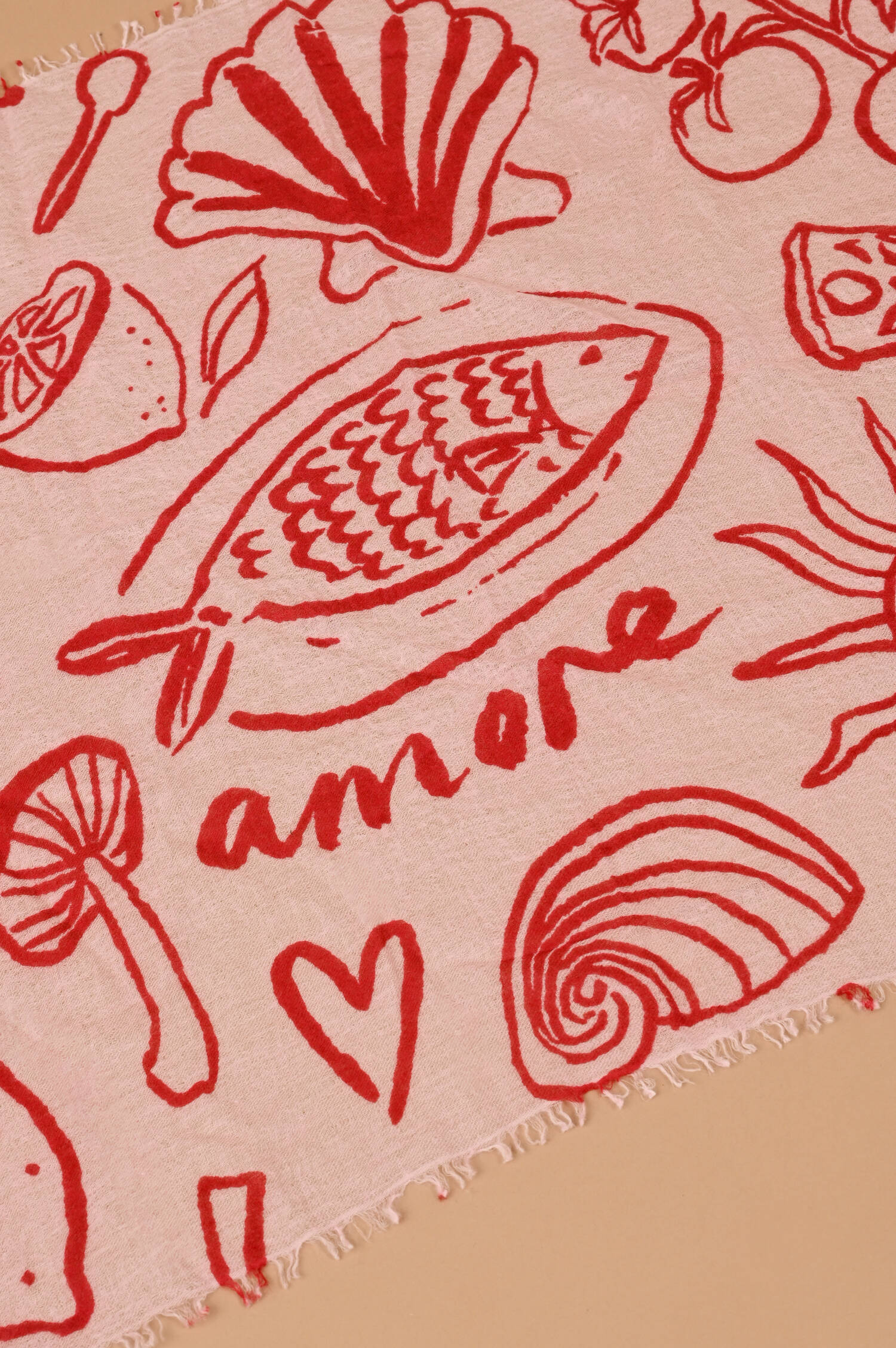 Cashmere Tuch BAN FINE in Rosa