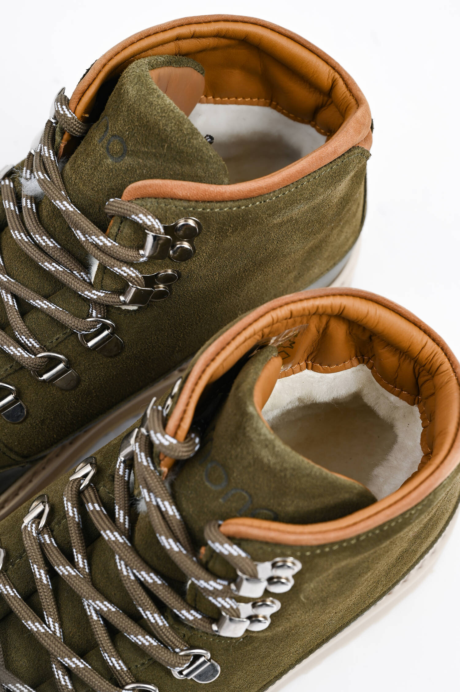 Mittelhoher Veloursleder-Wanderschuh in Forest Mittelhoher Veloursleder-Wanderschuh in Forest