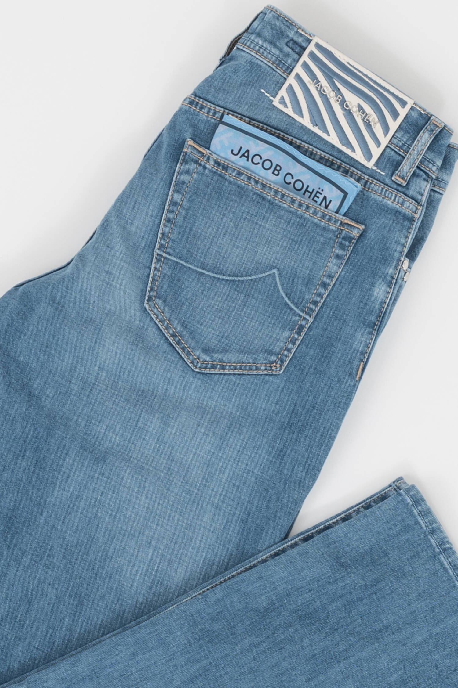 Slim Fit Jeans BARD in Light Vintageblau