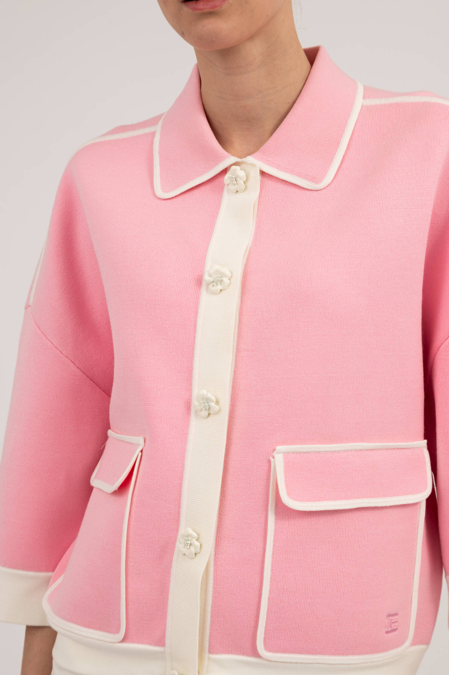 Strickjacke UGLY in Rosa