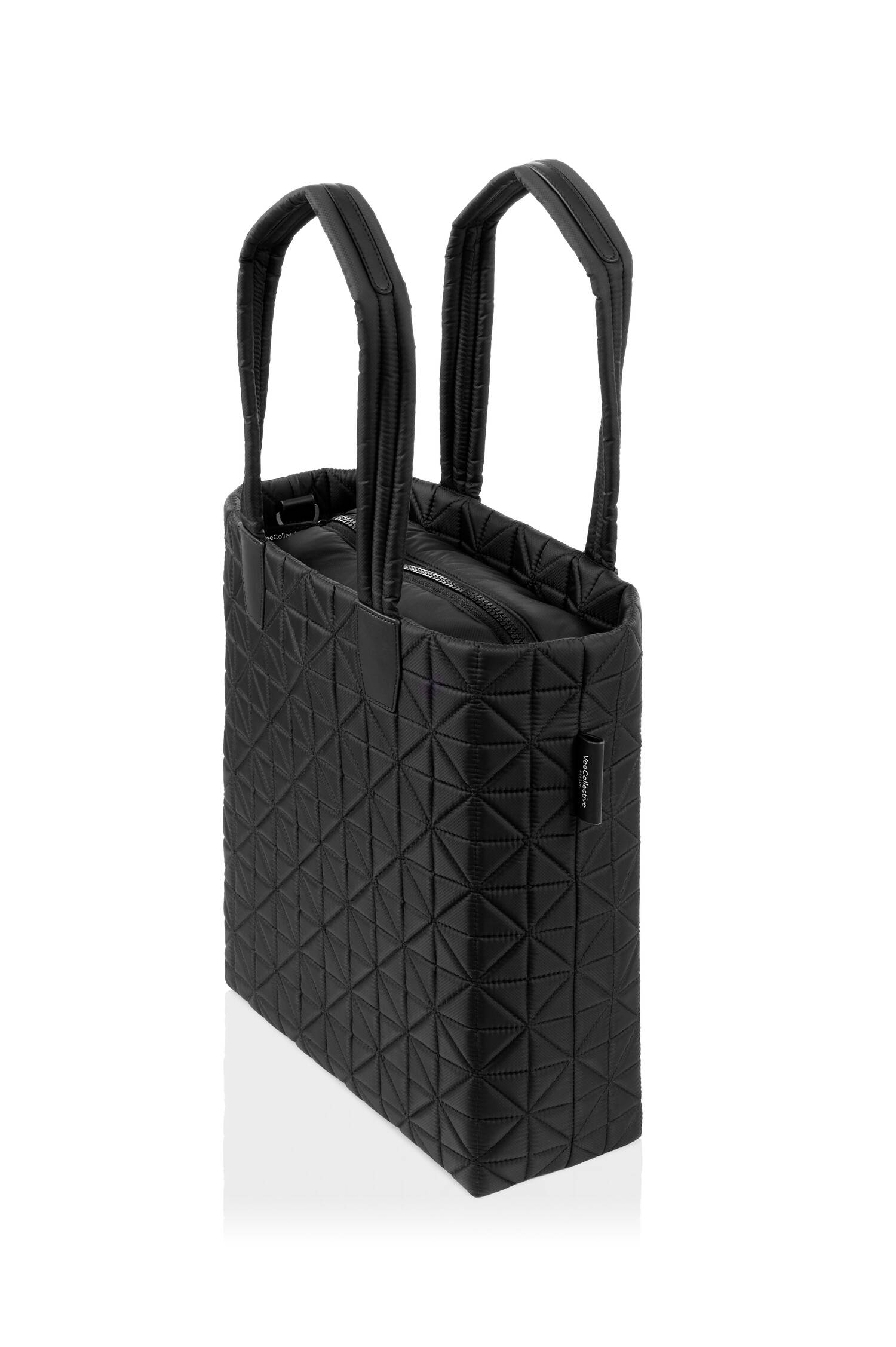 Gesteppter VEE SHOPPER in Schwarz