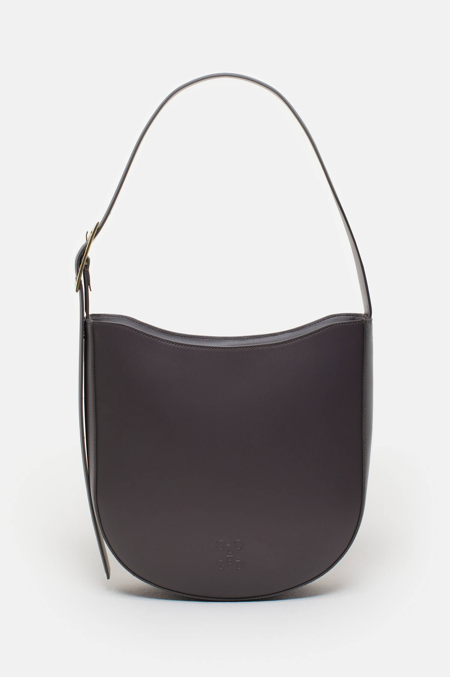 Tasche HALF ROUND in dunklem Taupe