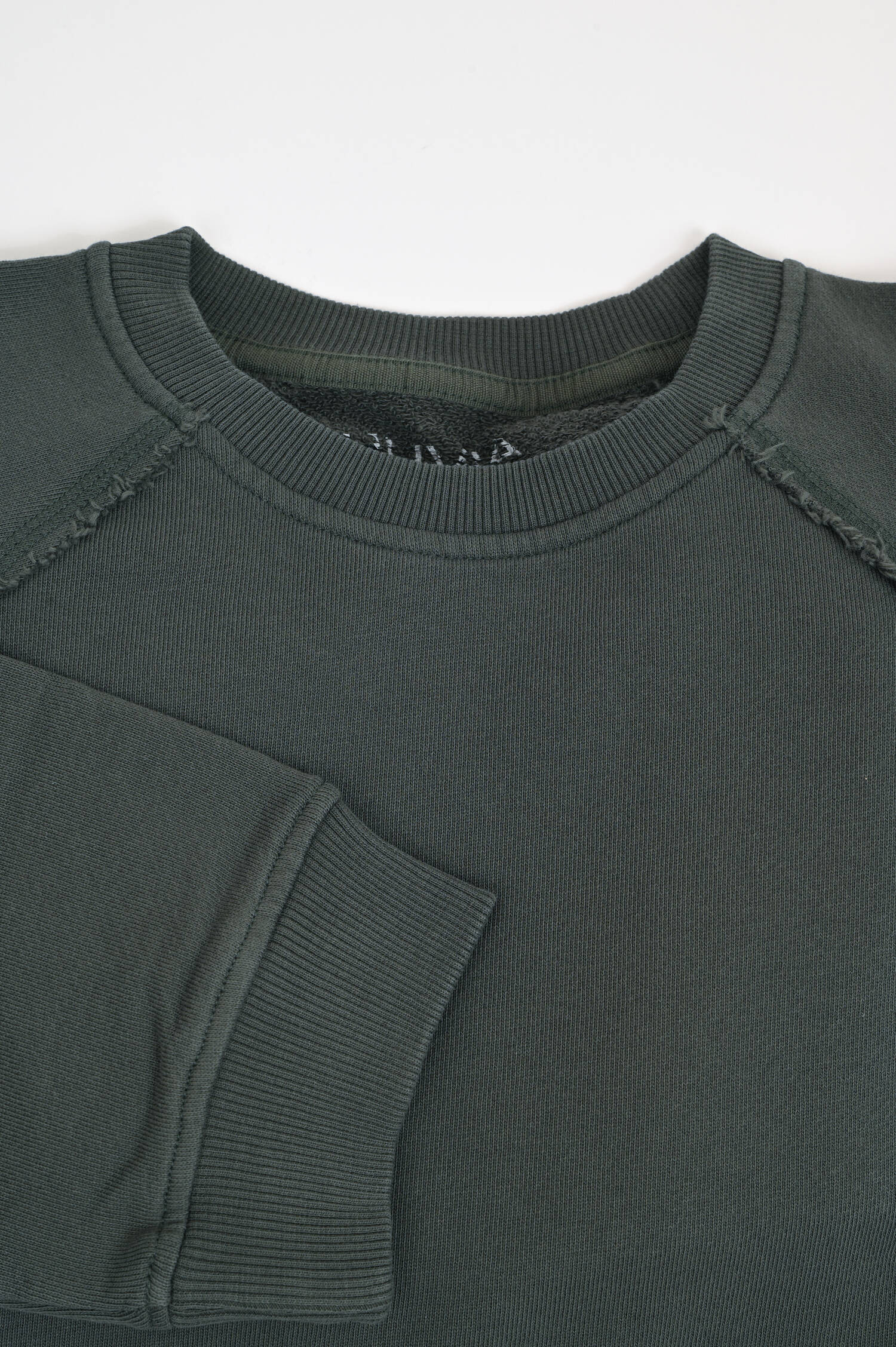 Sweatshirt aus Baumwolle in Khaki