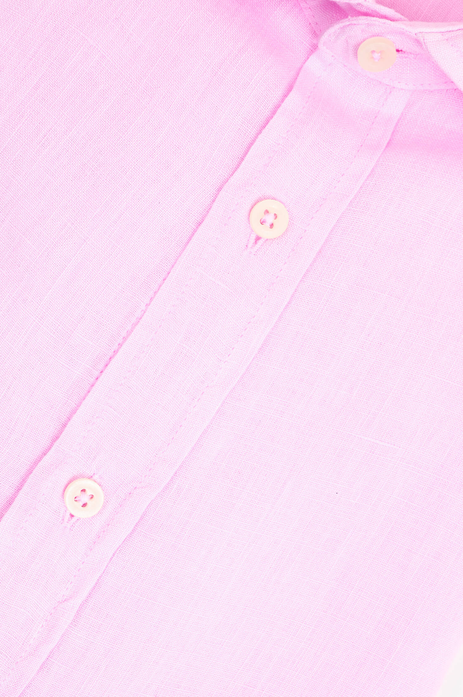 Leinenhemd in kräftigem Rosa