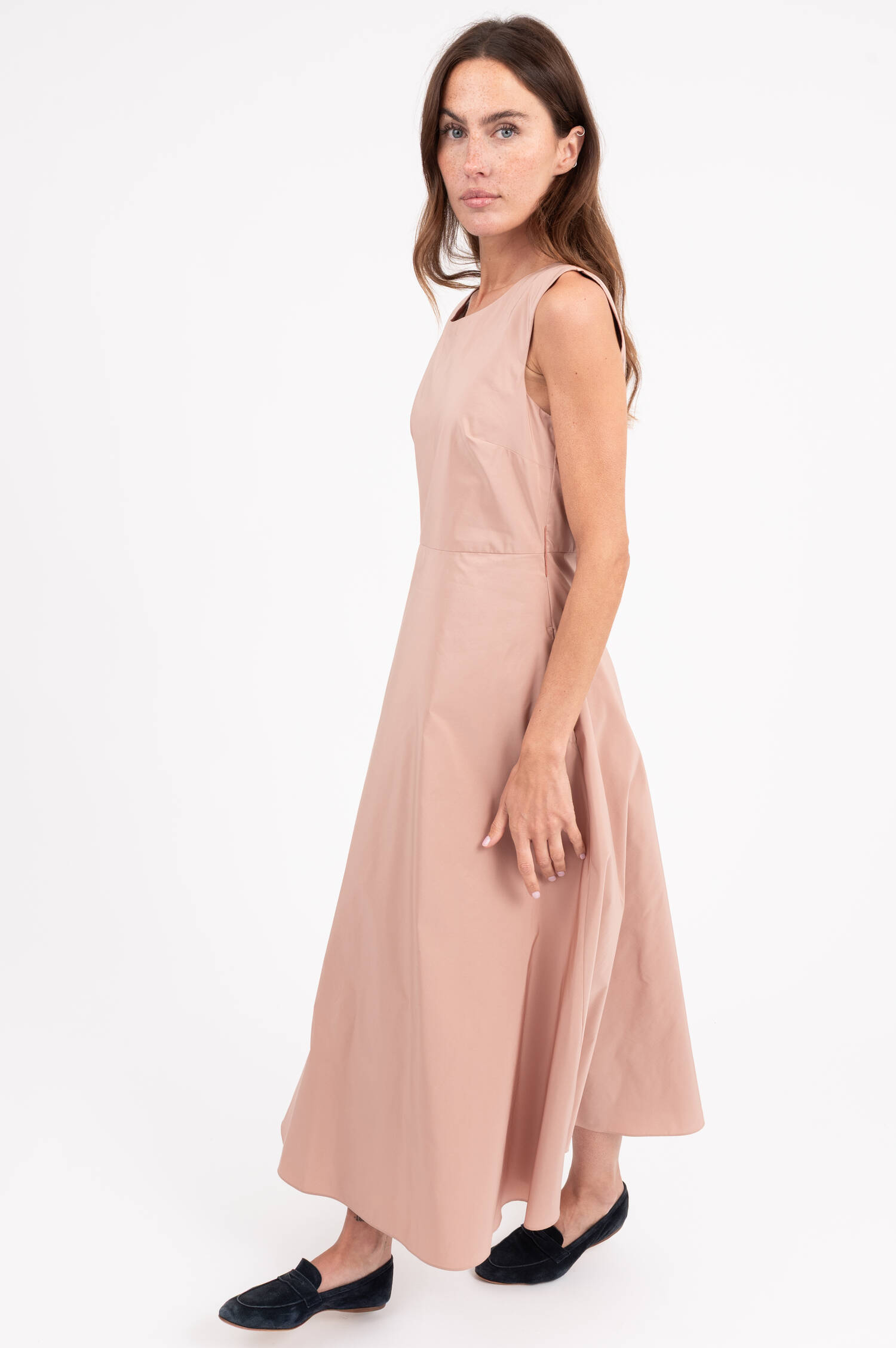 Midi Kleid GENTILE in Rosé Midi Kleid GENTILE in Rosé