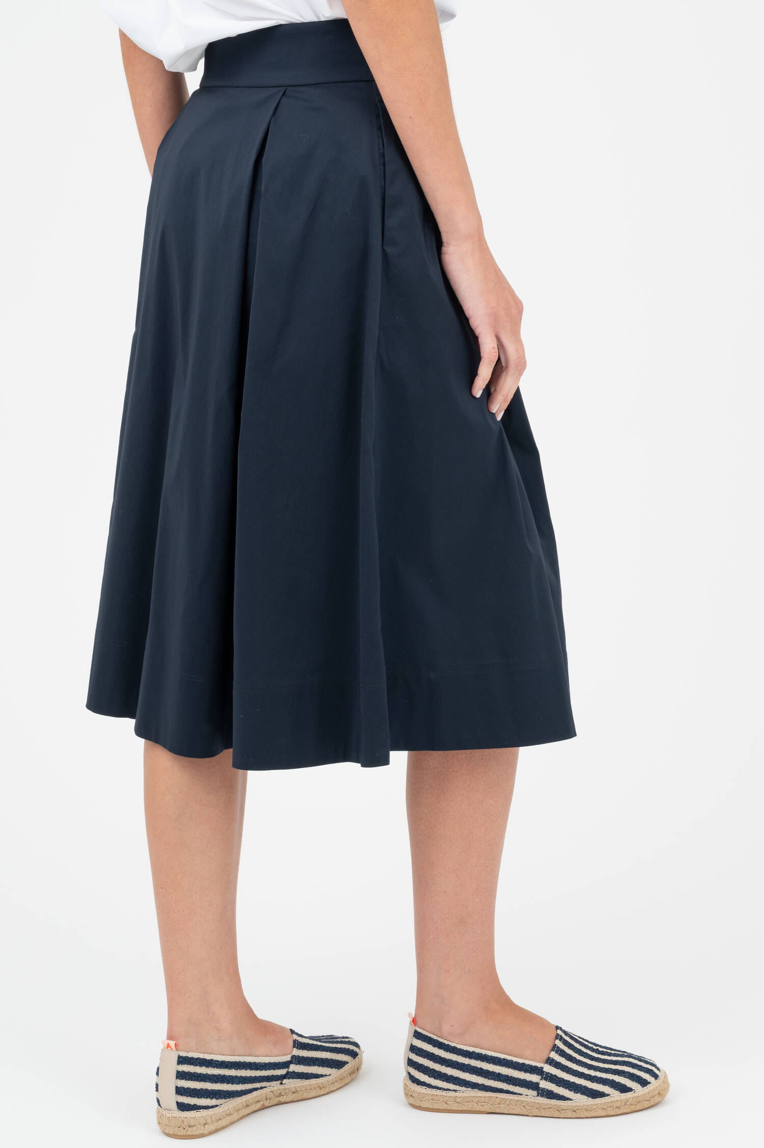Popeline Rock in Navy