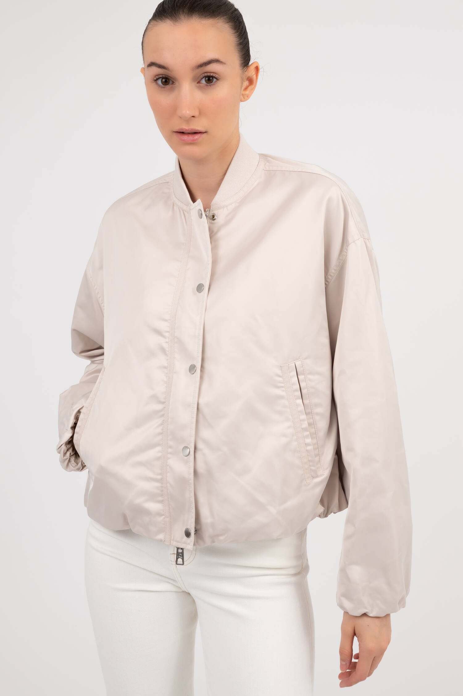 Bomberjacke in Pearlbeige Bomberjacke in Pearlbeige