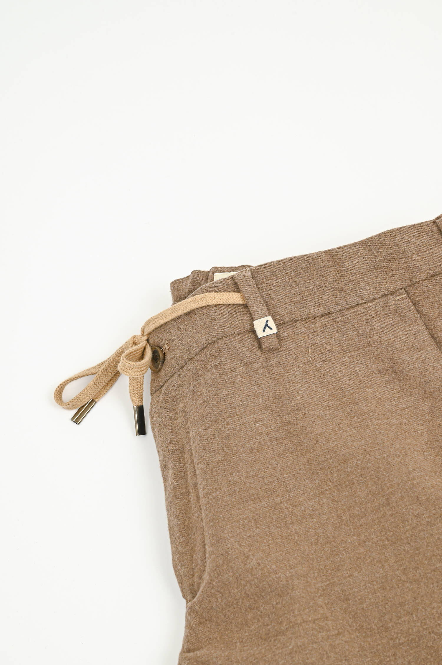 Sportliche Anzughose in Hellbraun