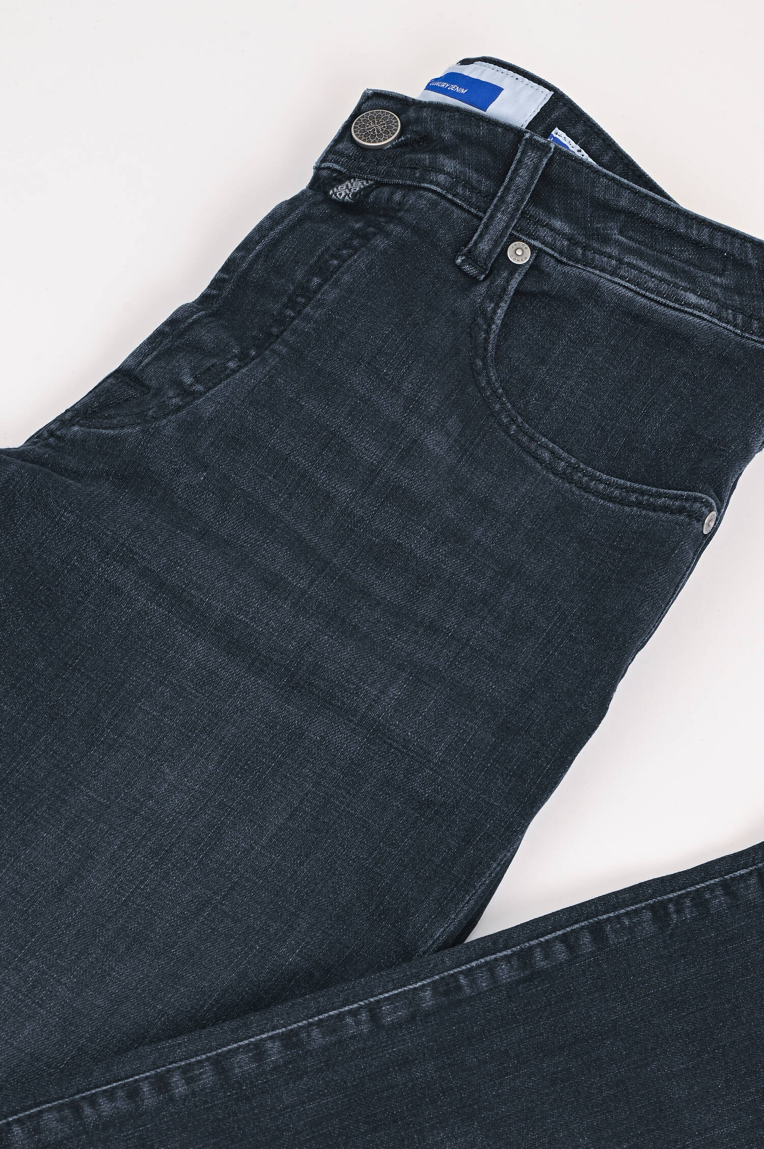 Slim Fit Jeans BARD in Grau/Schwarz