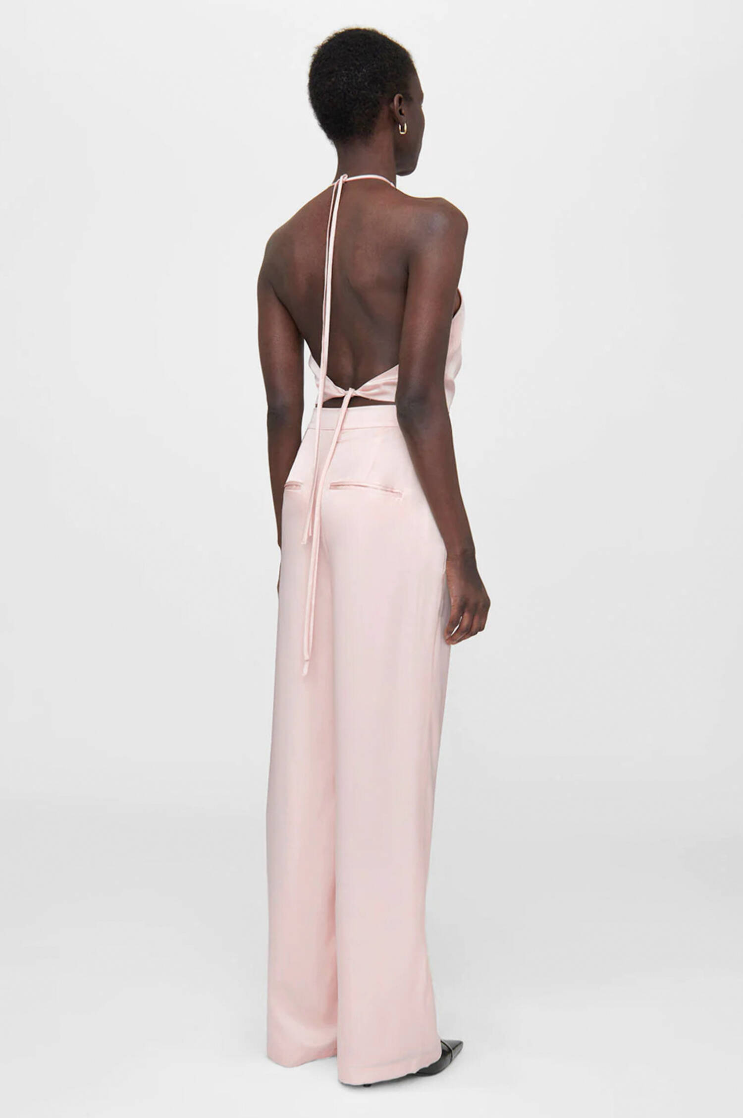 Satin Top LESLIE in Rosé