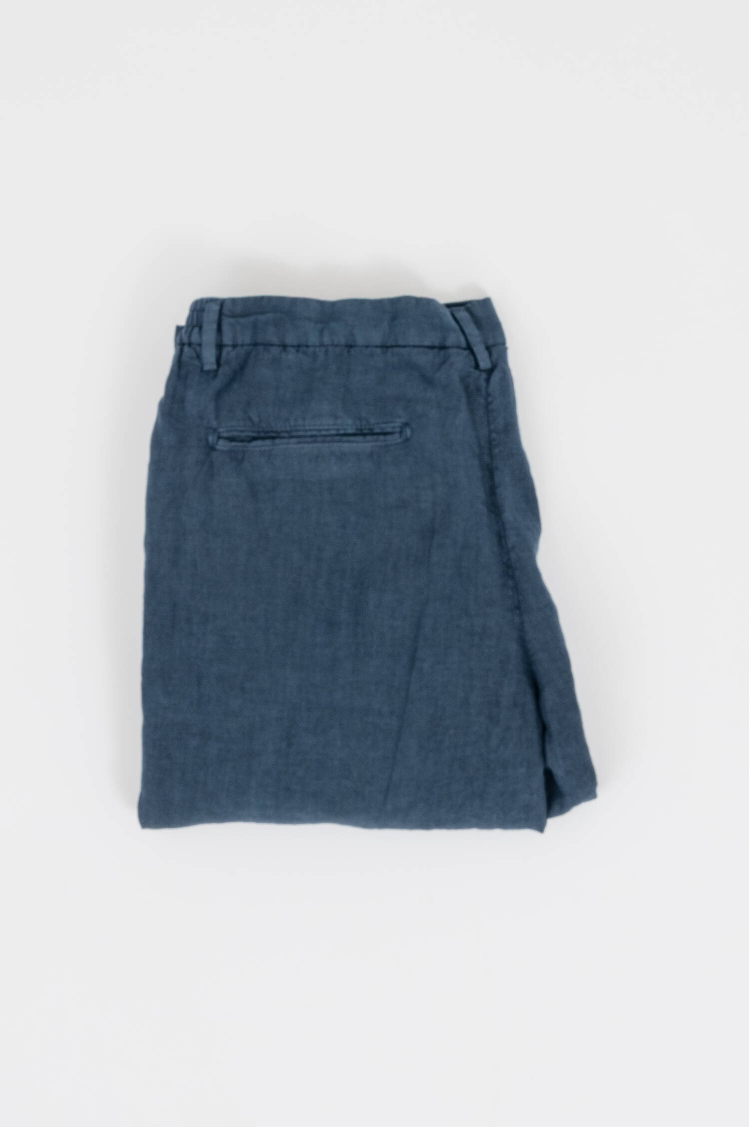 Leinenhose in Dunkelblau