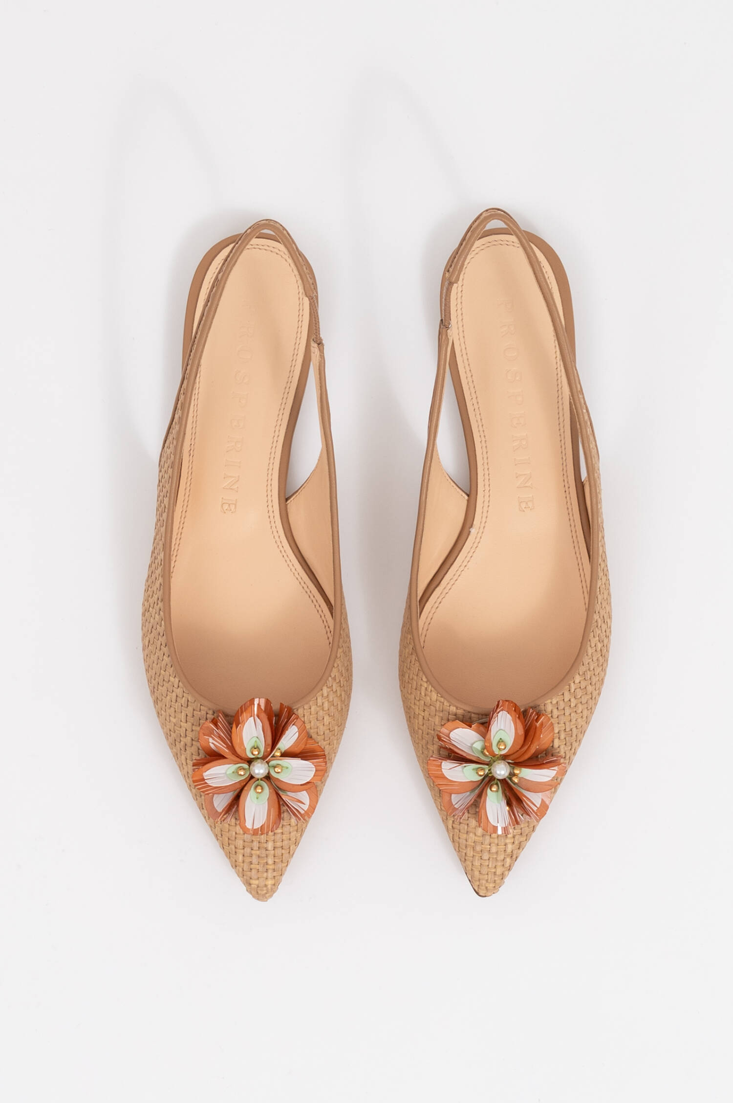 Slingback ROBERTO in Natur